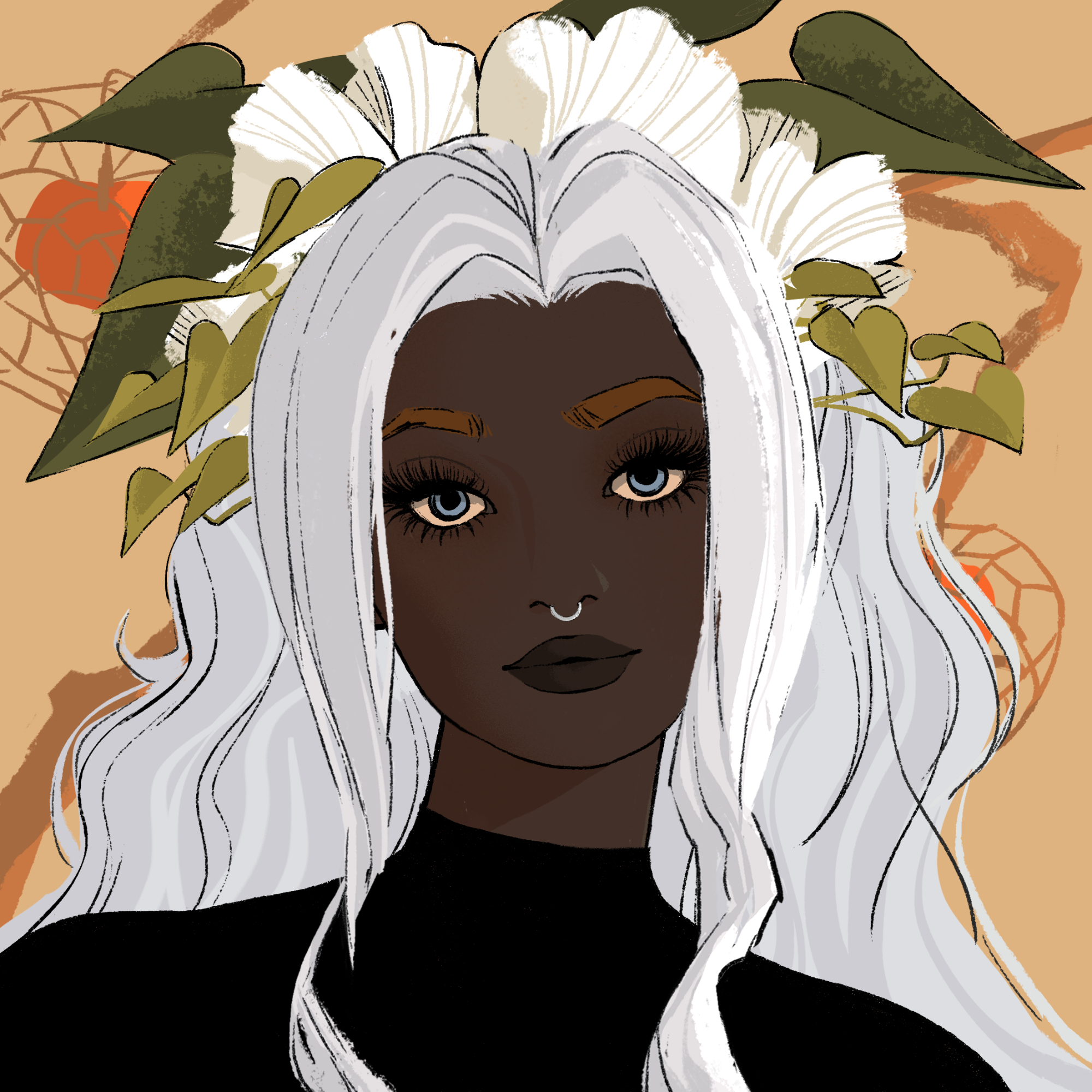 a portrait of Thyme, the variegated coop