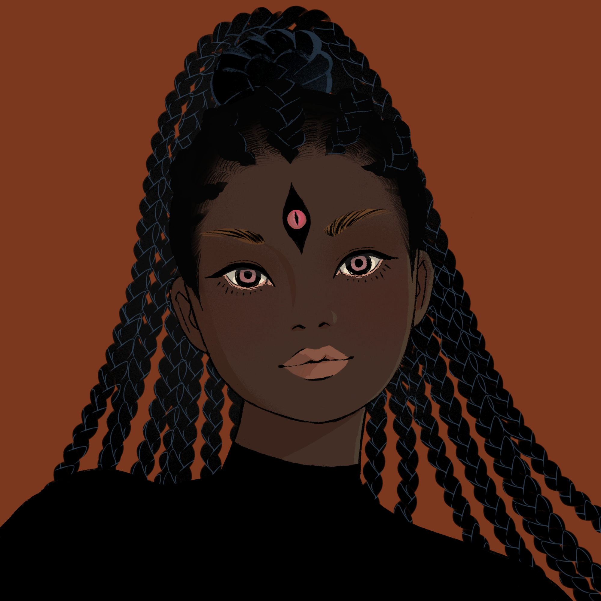 a portrait of Kone, the vicious ruckus