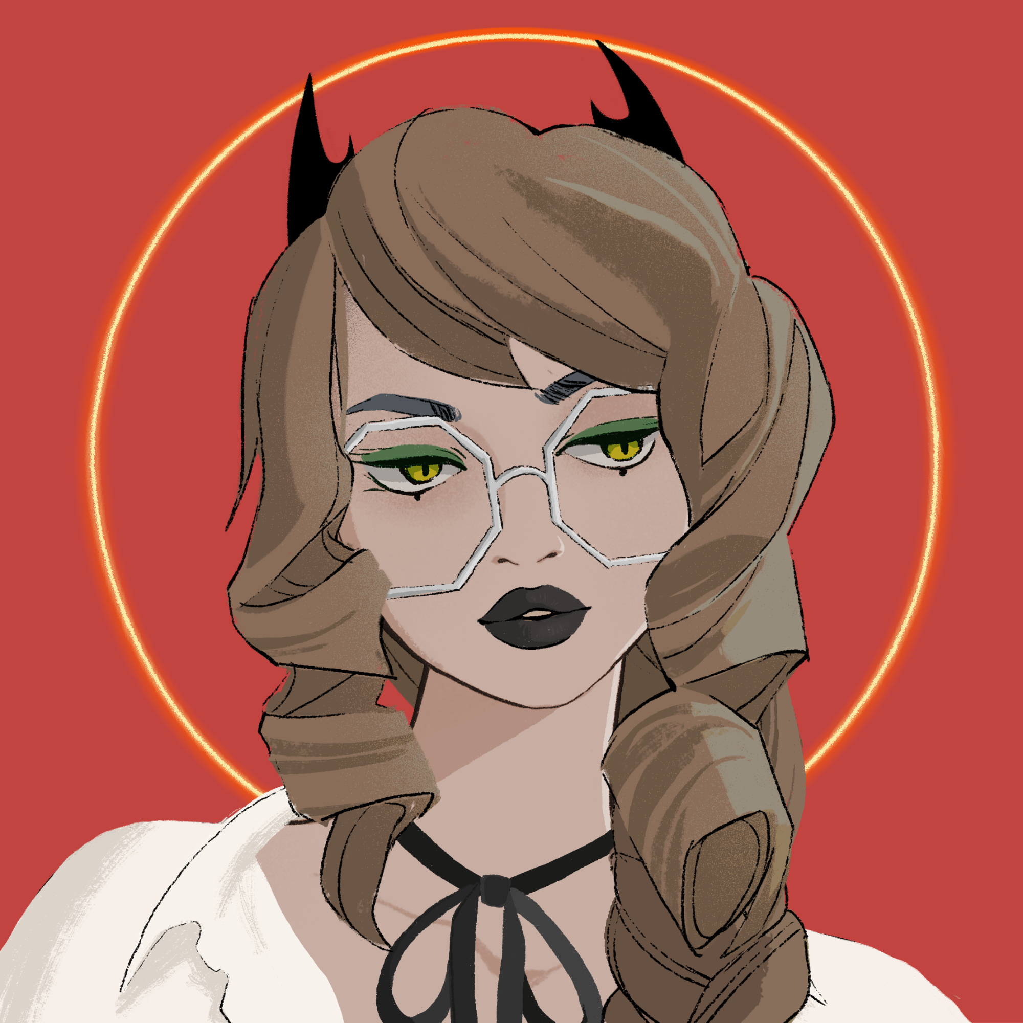 a portrait of Pupil chalk