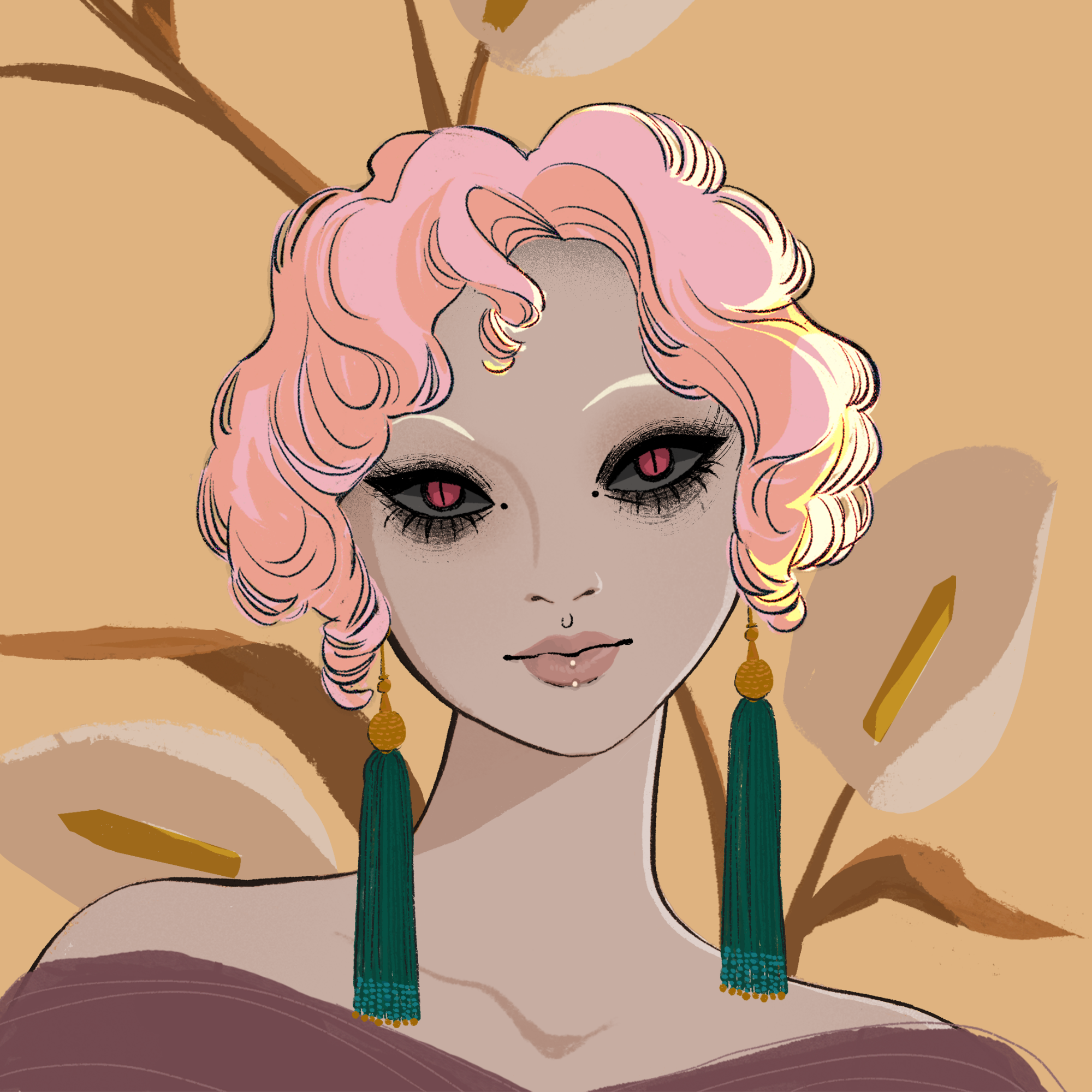 a portrait of Carambola, the effervescent bubble