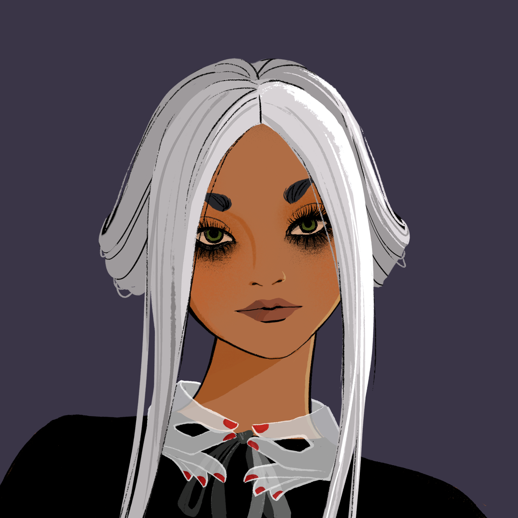 a portrait of Willow, the nonchalant oblivion