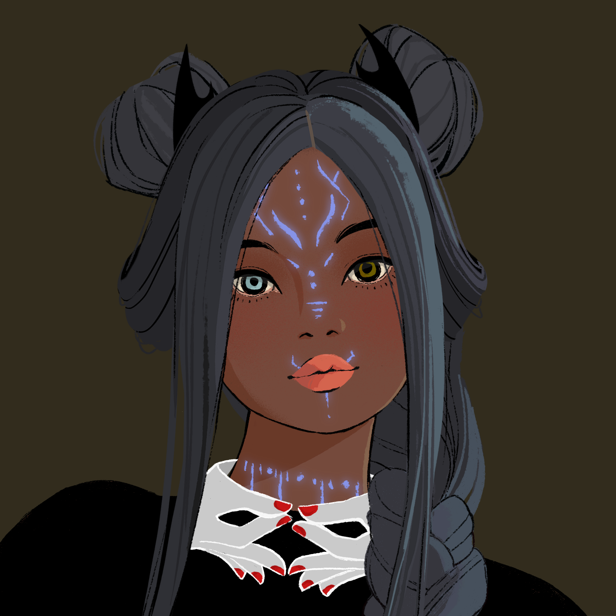 a portrait of Serpens the metaphysical