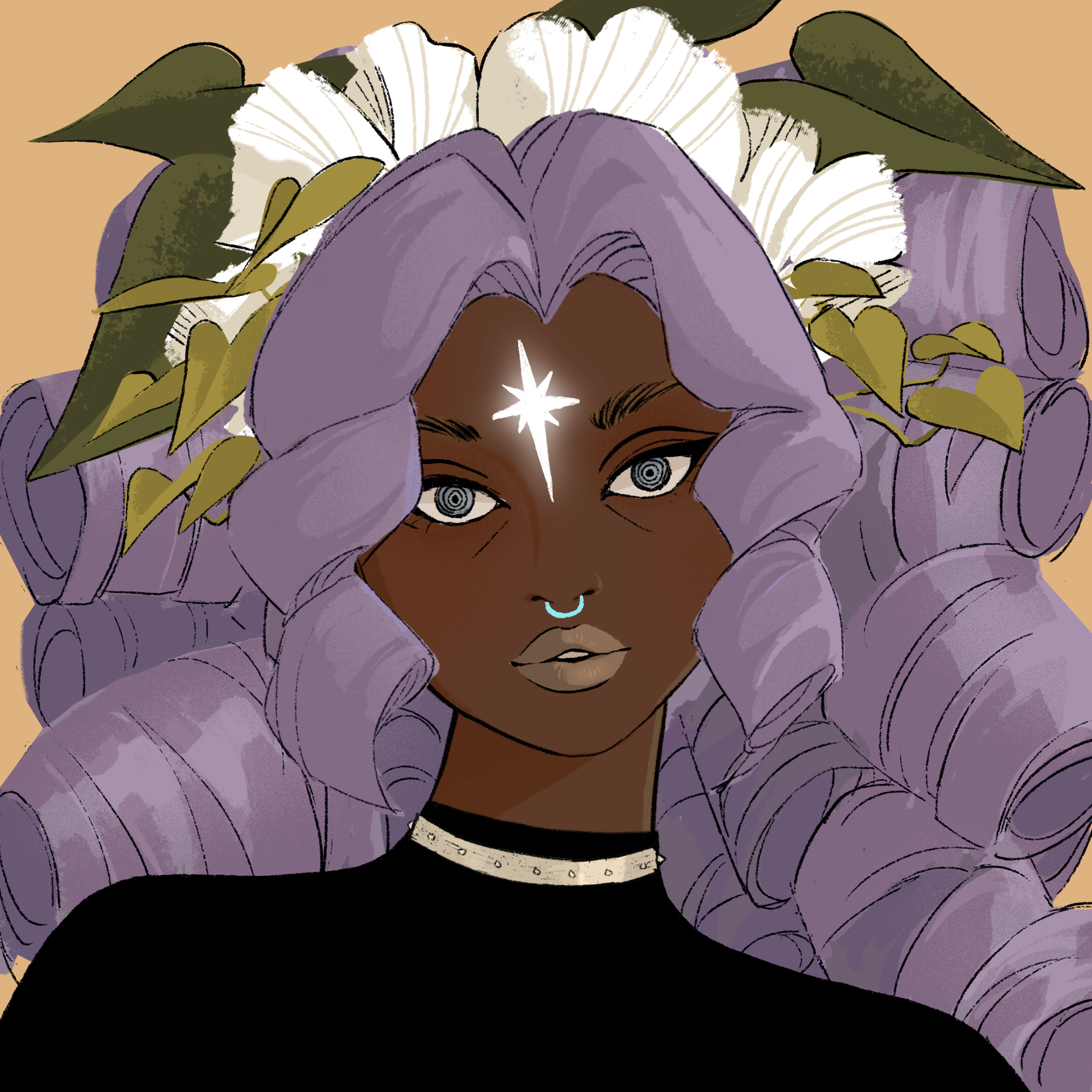 a portrait of Beech bramble