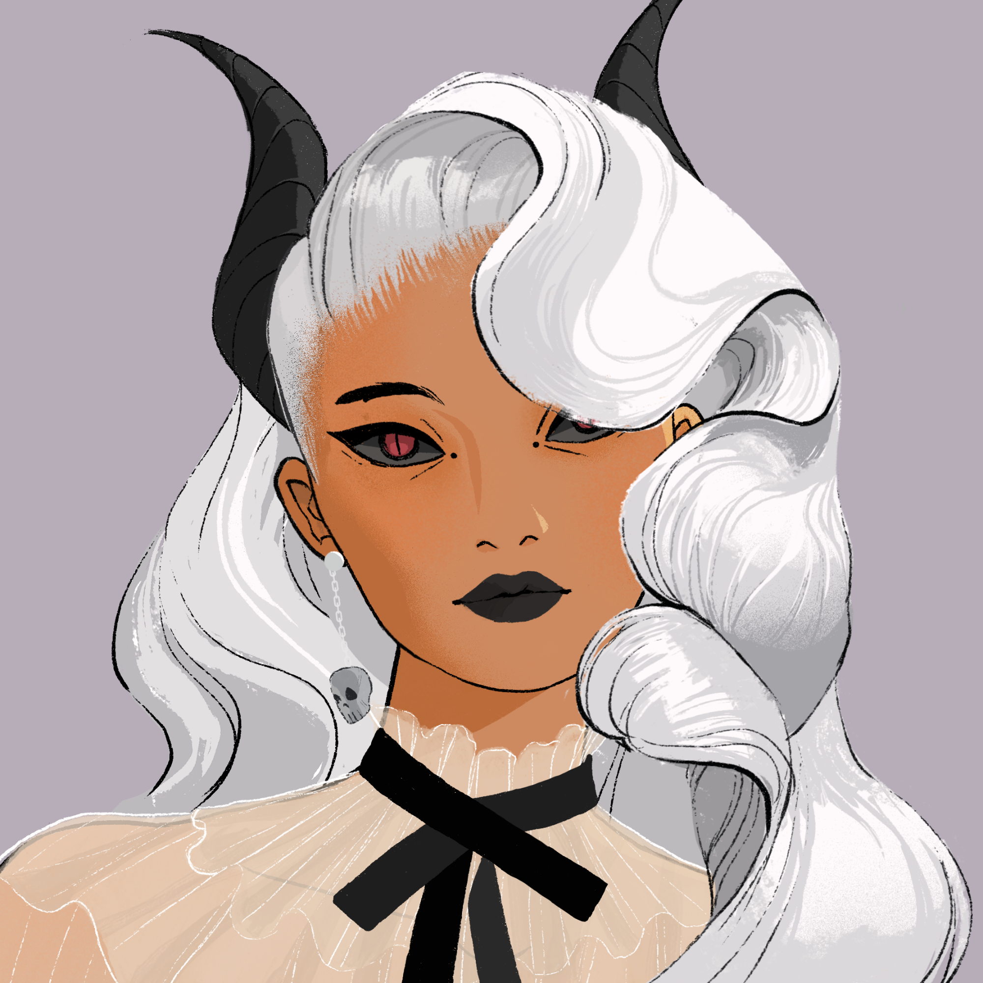 a portrait of Fluorine, the absolute ward