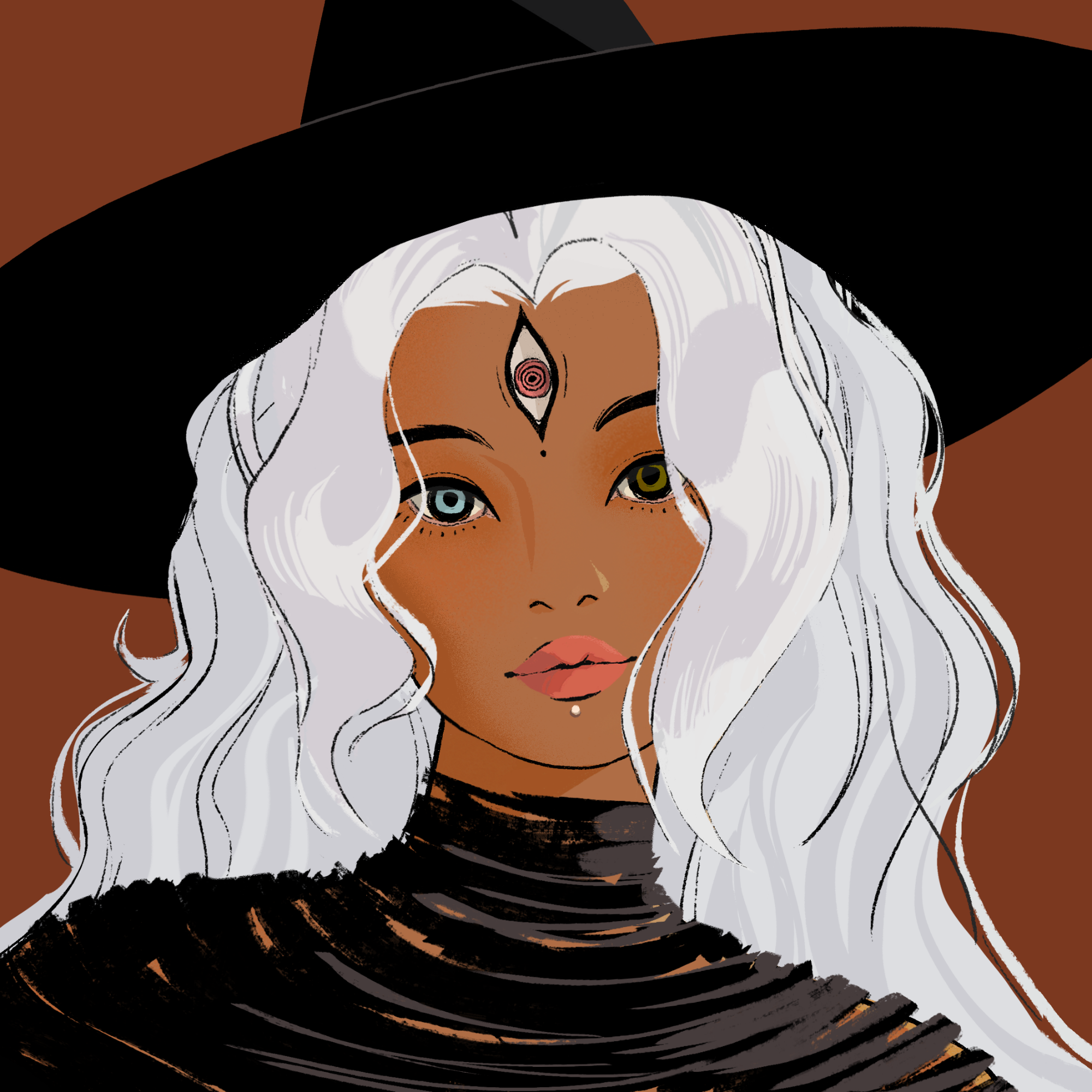 a portrait of Flood, the rain-slicked hullabaloo