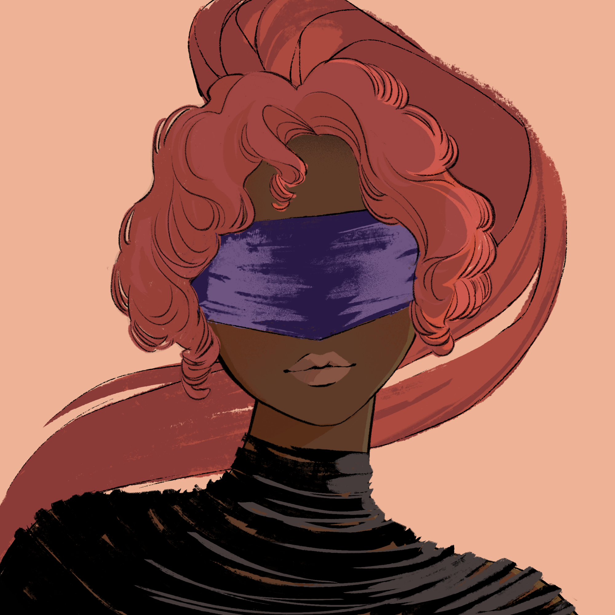 a portrait of Daphne the vague