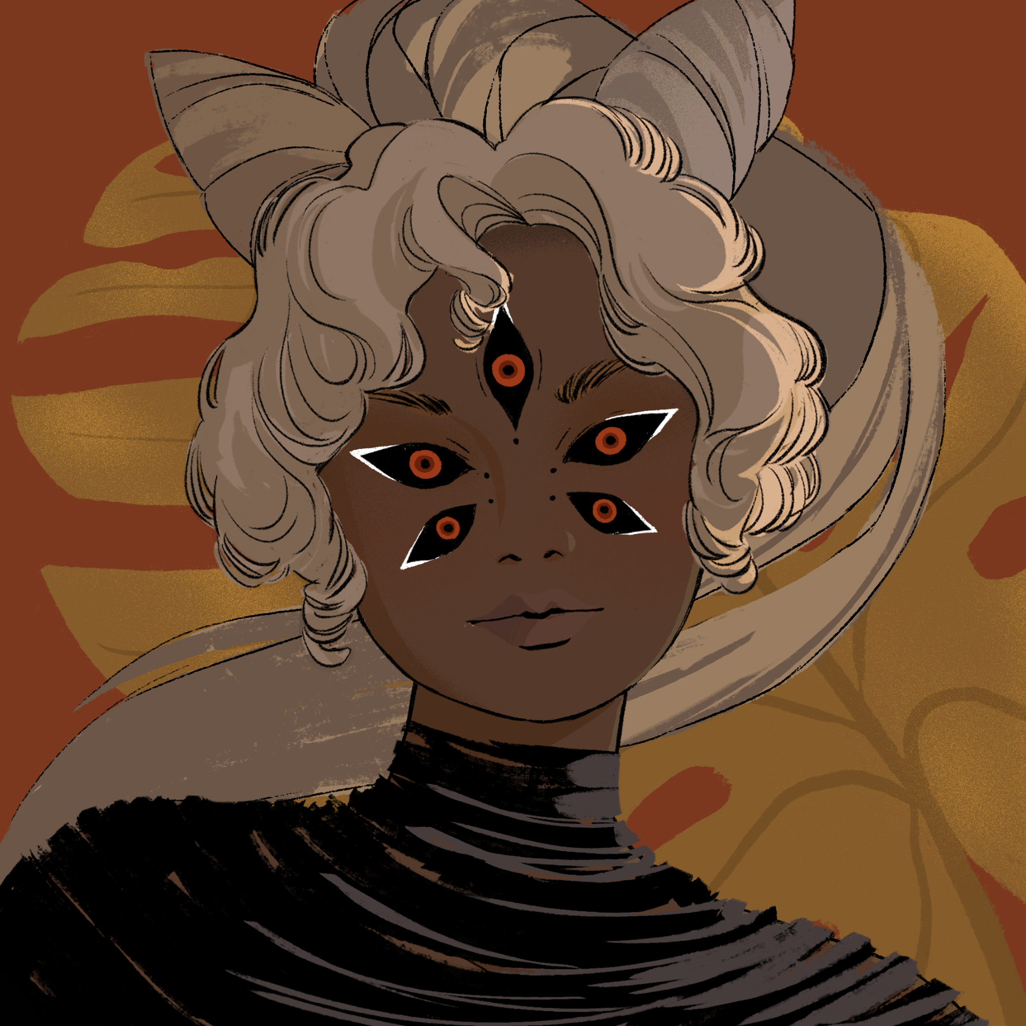 a portrait of Adatara the barbed