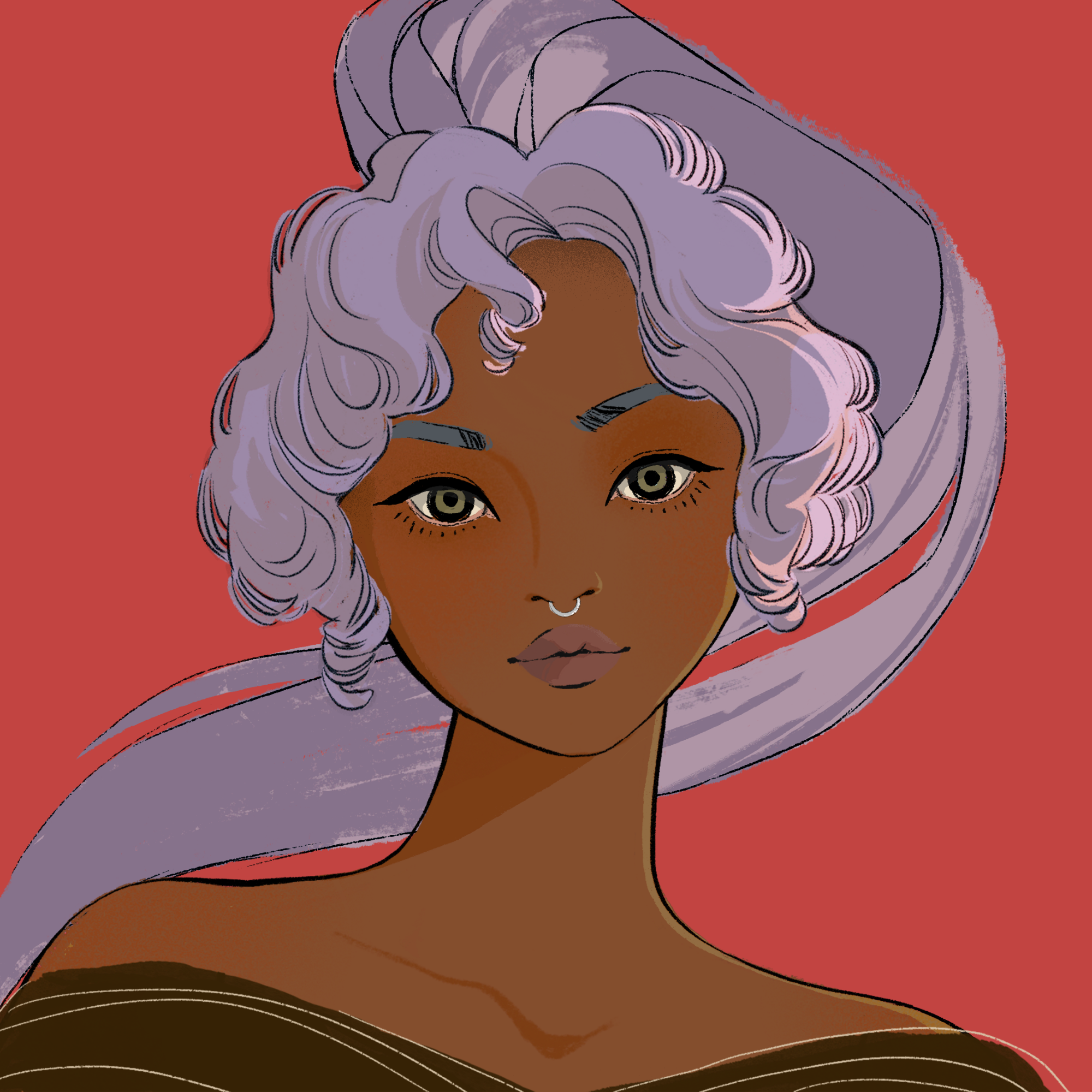 a portrait of Granny bun