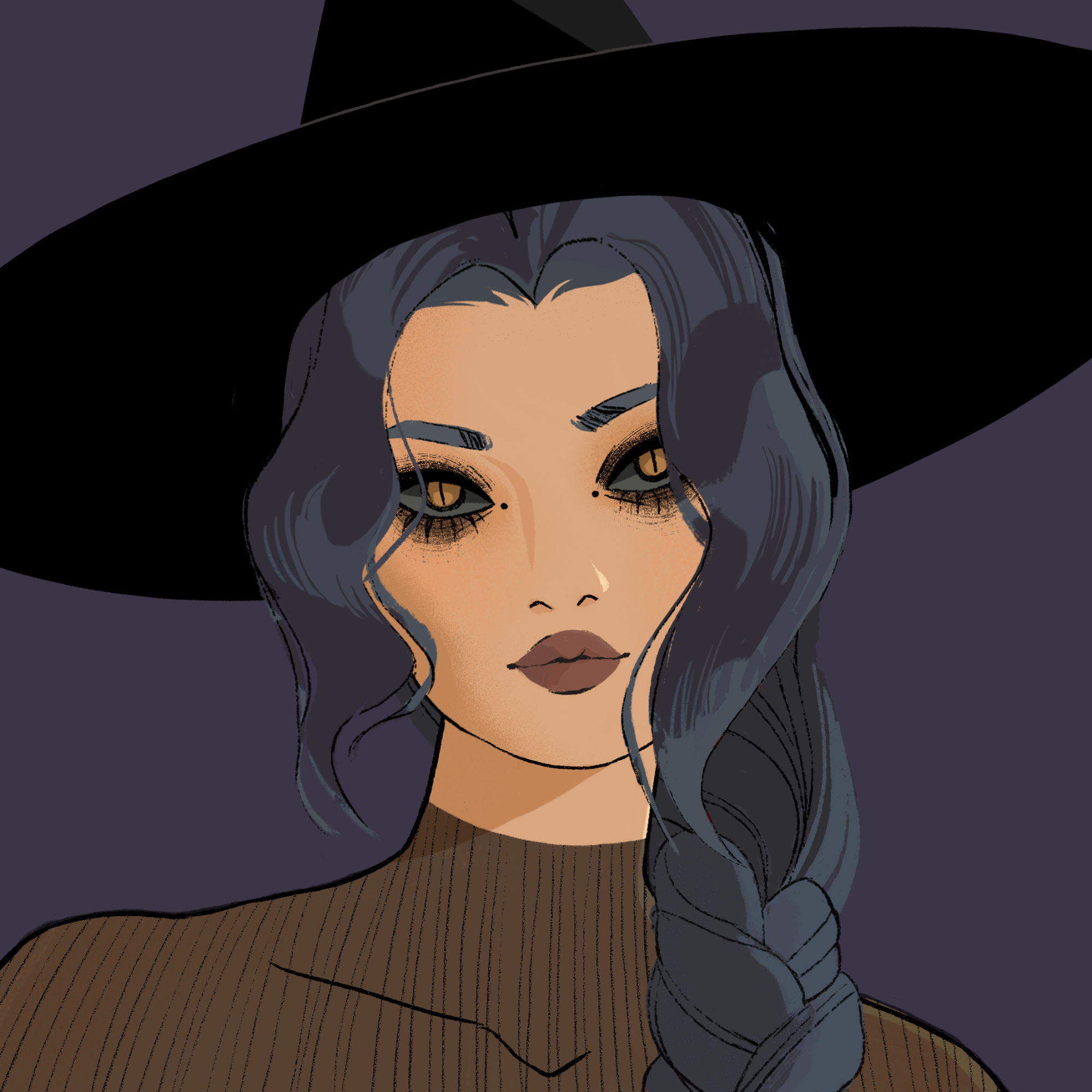 a portrait of Pacaya the strange