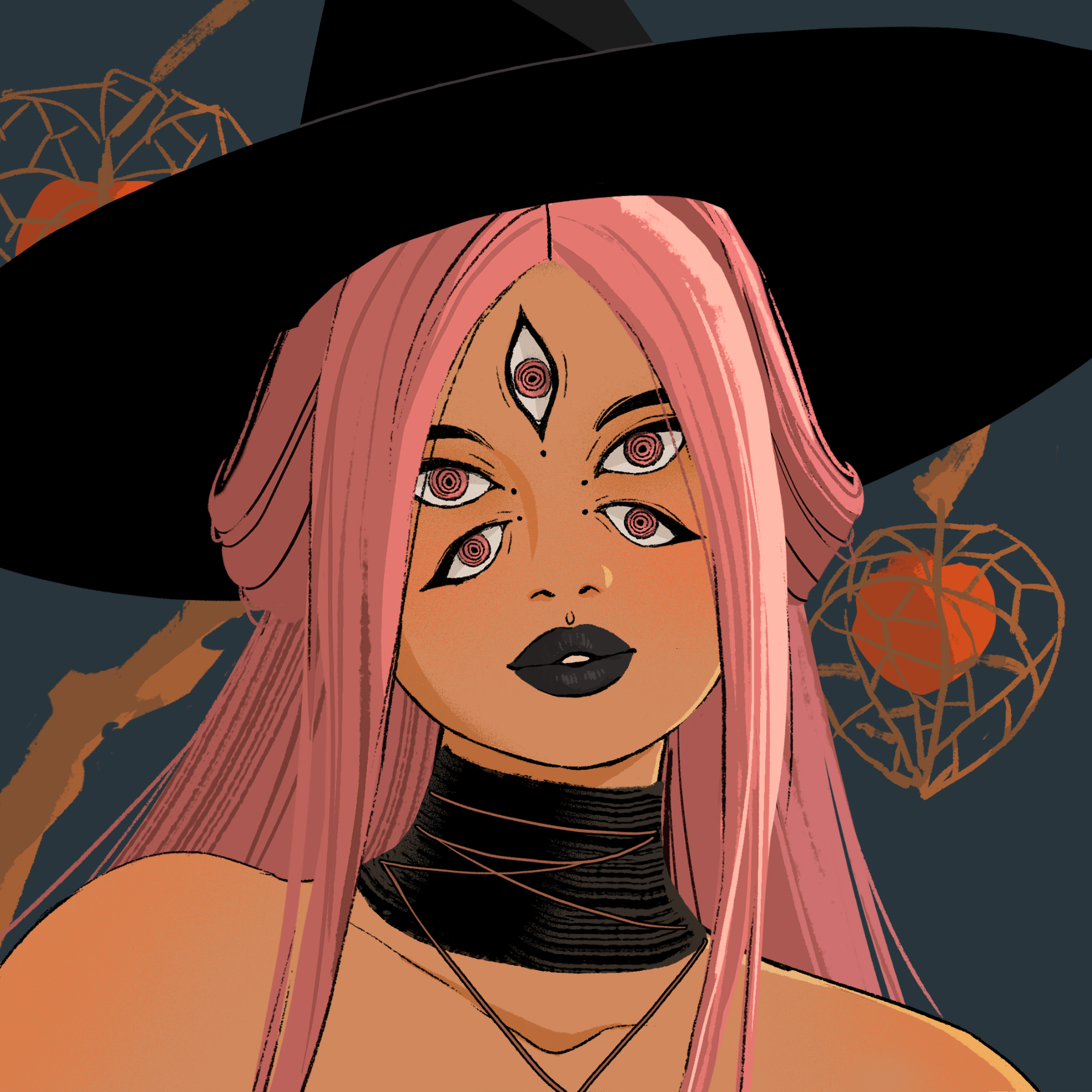 a portrait of Lolo, the extreme flare-up