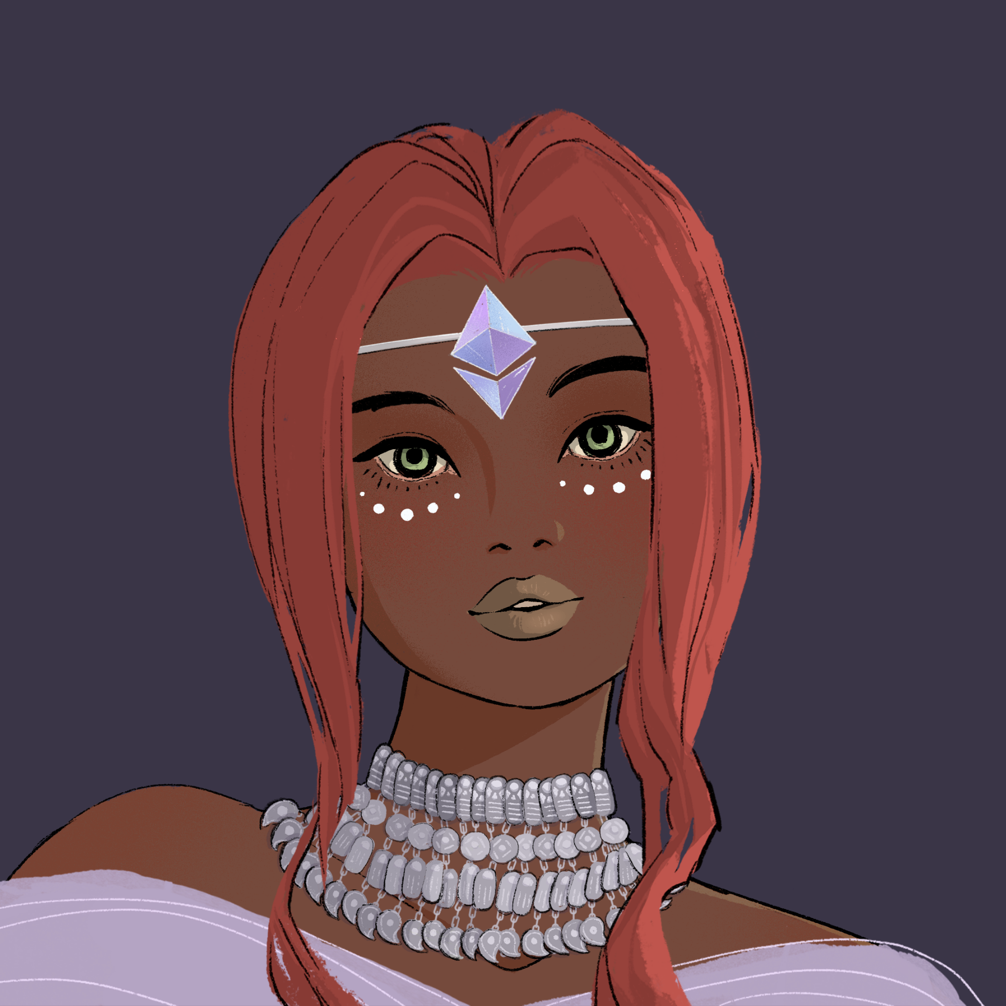 a portrait of Citrine of the orrery