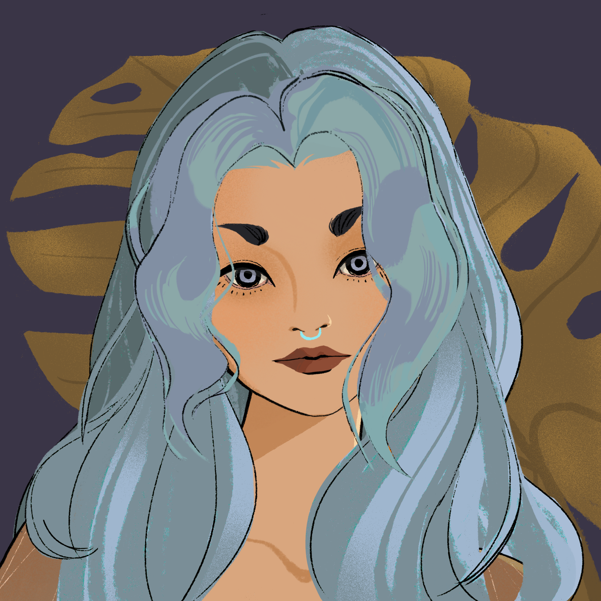 a portrait of Peridot decanter