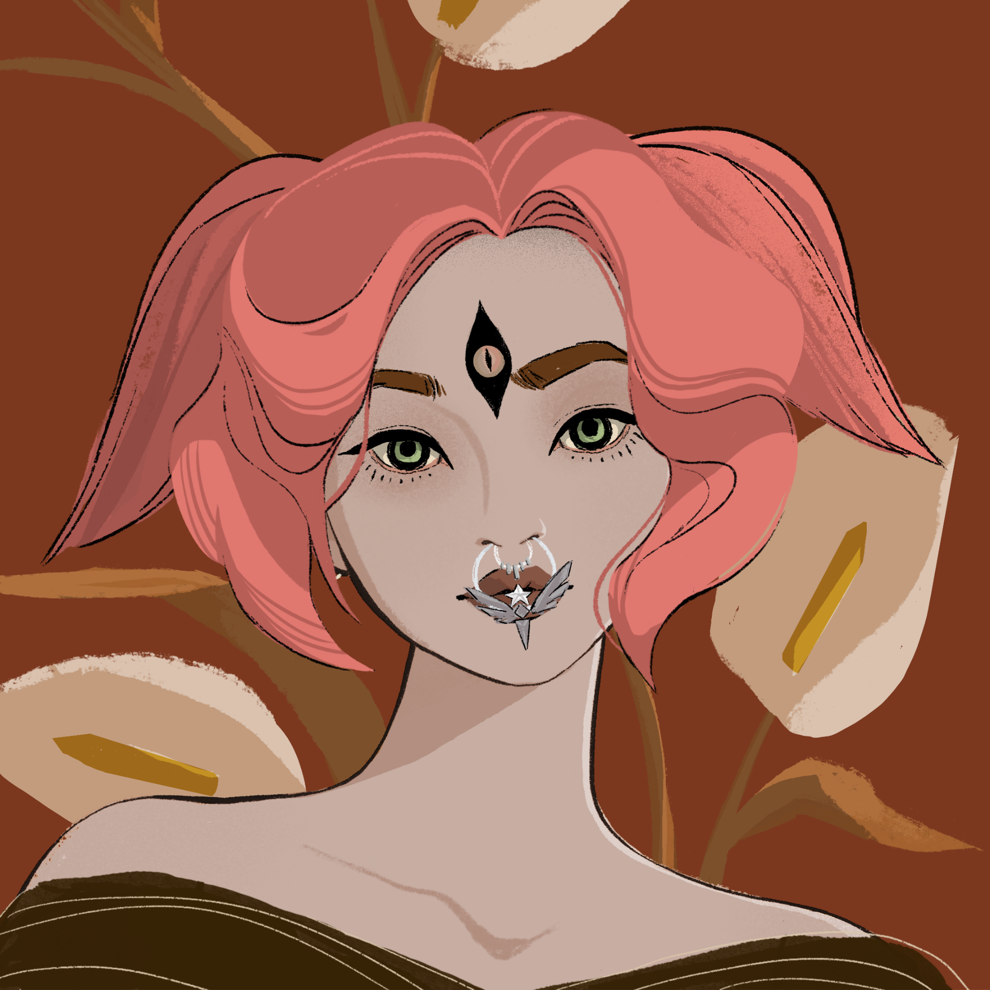 a portrait of Tornado the intense