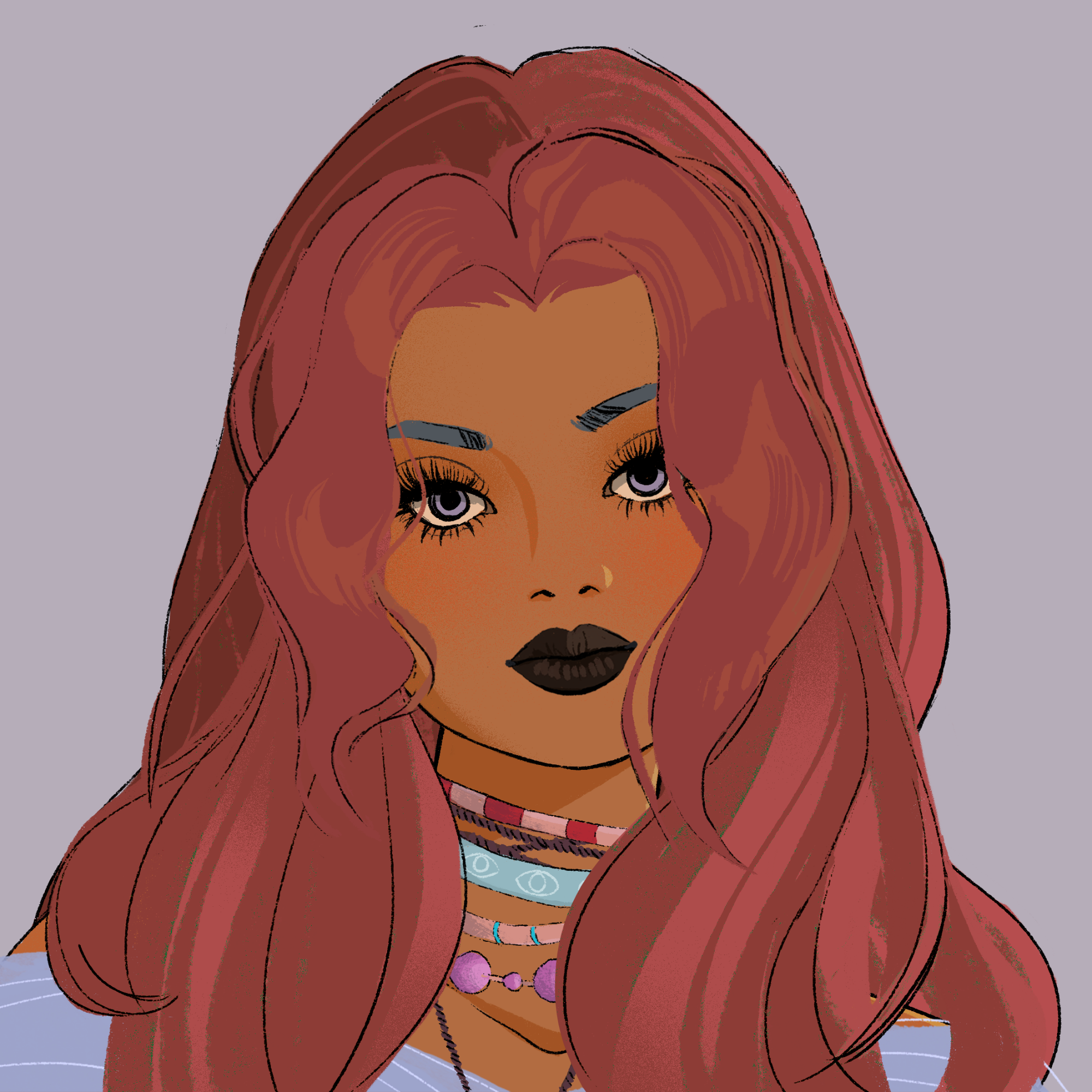 a portrait of Kiwi, the balmy breeze