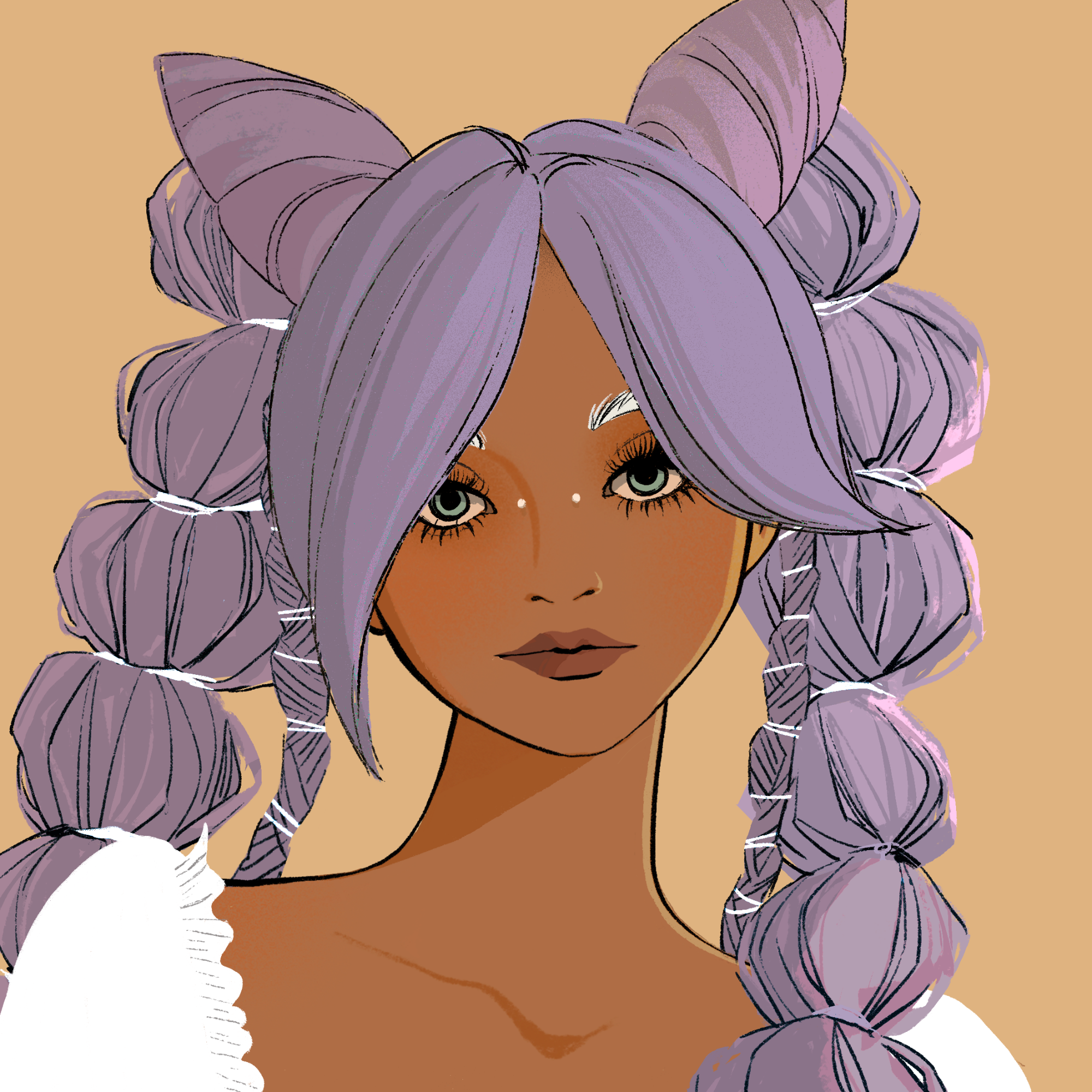 a portrait of Linen, the spruce bagel