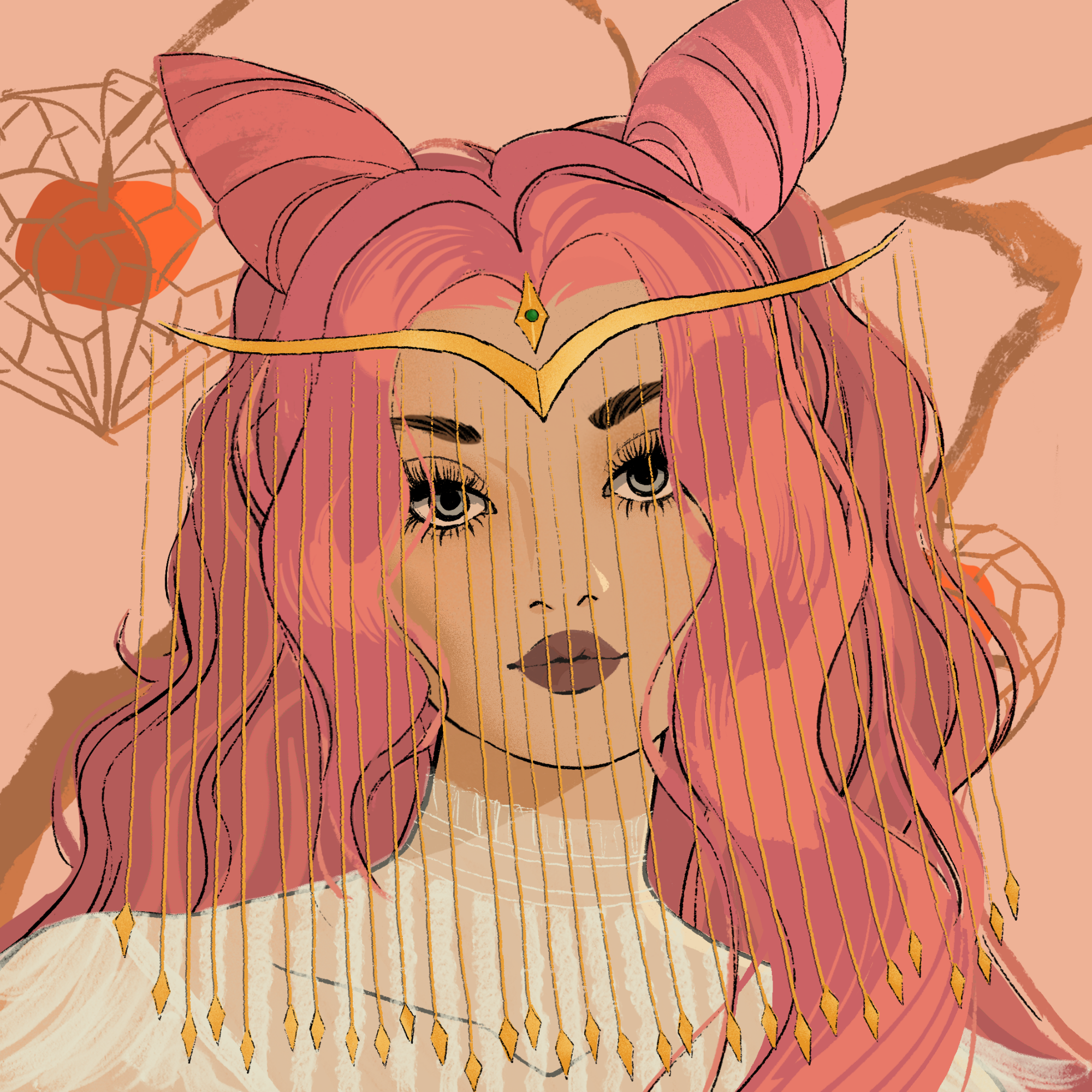 a portrait of Lady marimba