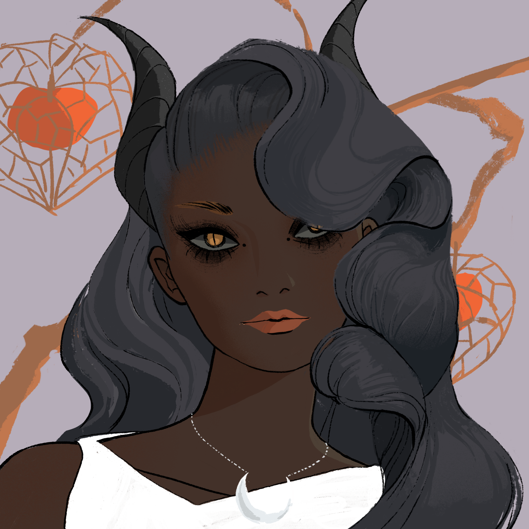 a portrait of Ayan, the mahogany dagger