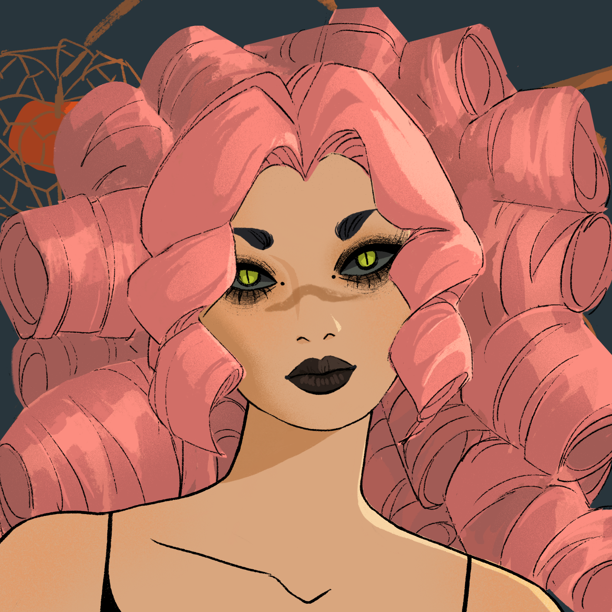 a portrait of Plantain moon