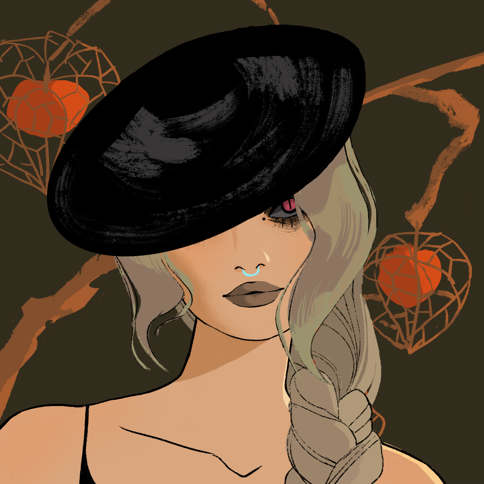 a portrait of Gallium, the sallow bell