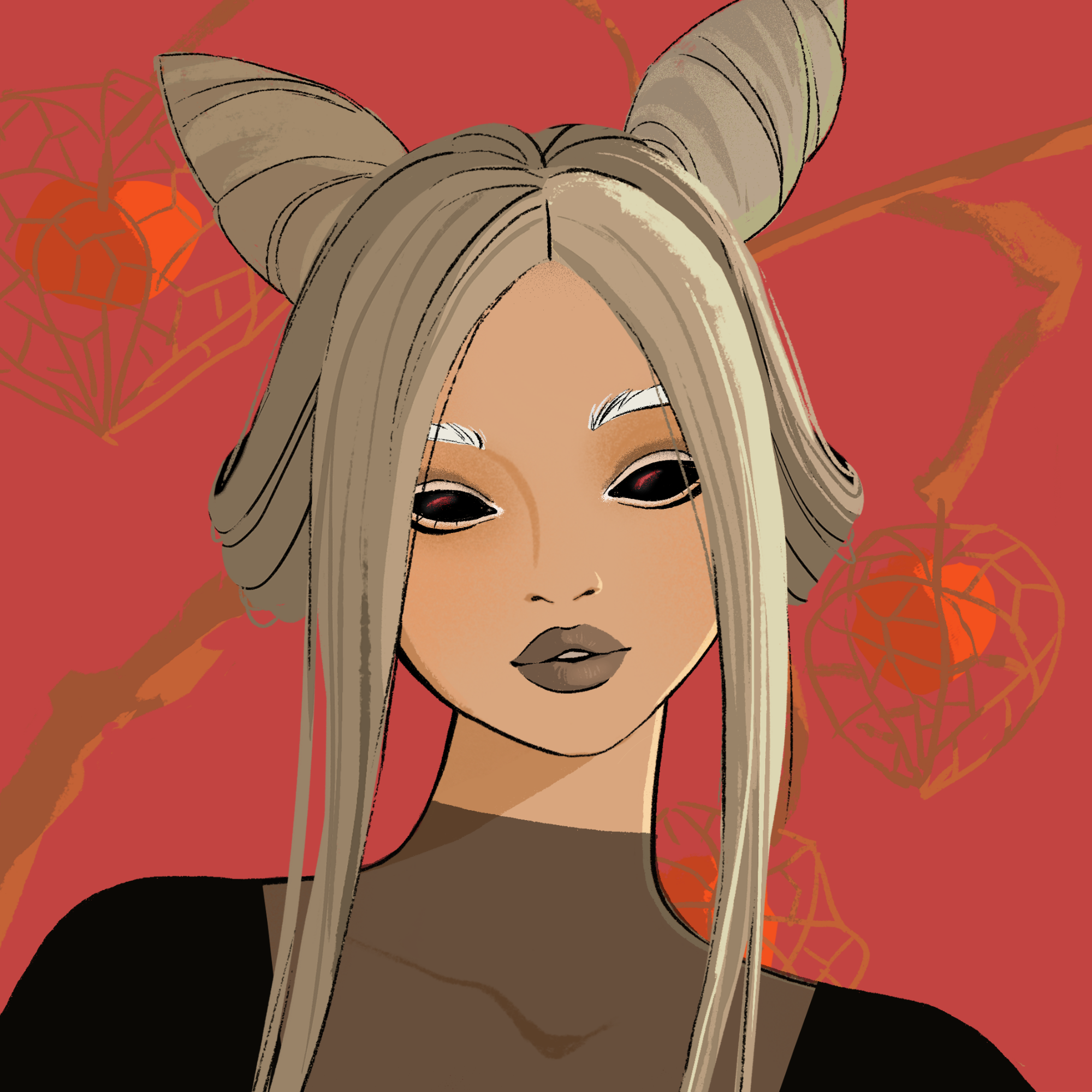 a portrait of Flora, the balmy pearl