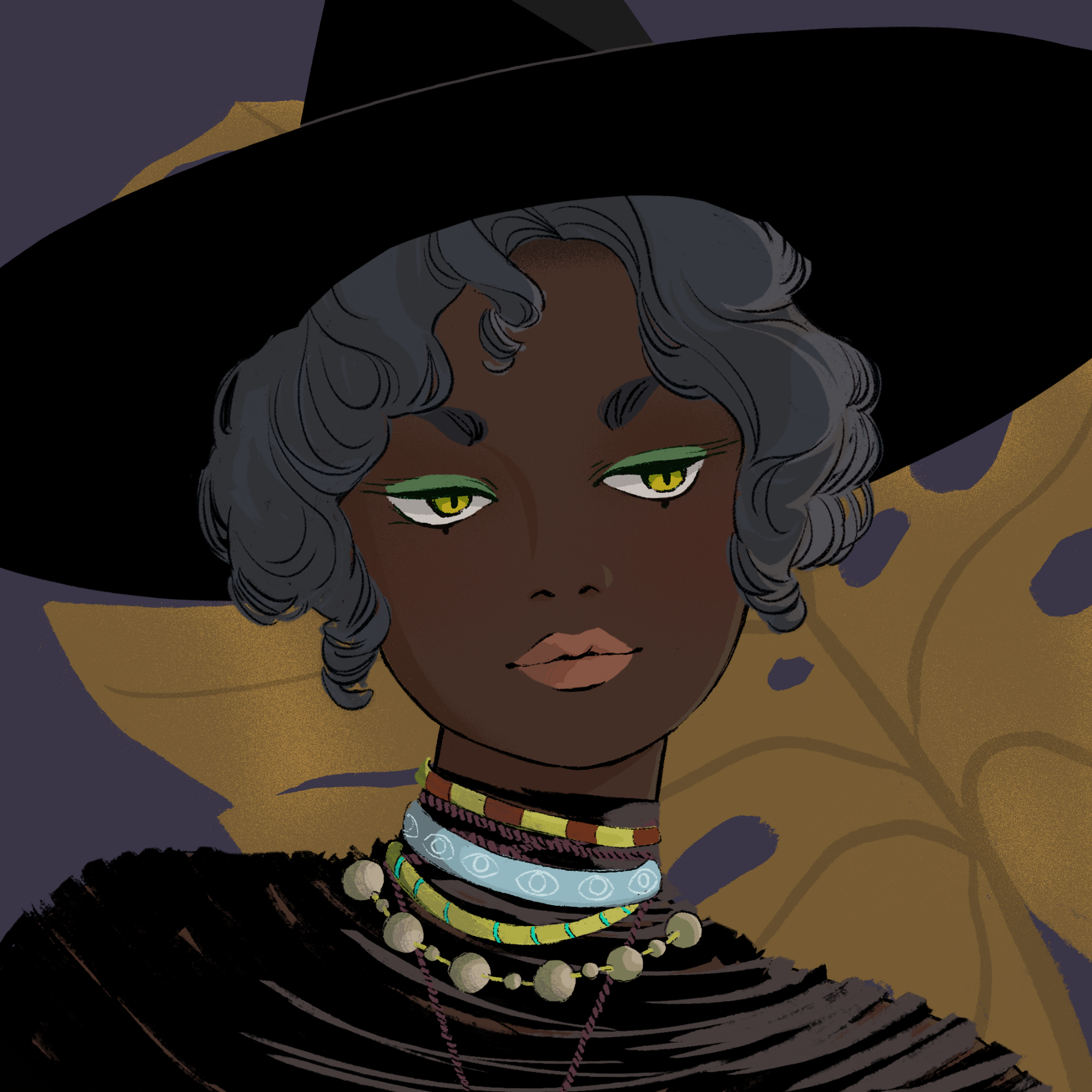 a portrait of Wildfire the brittle