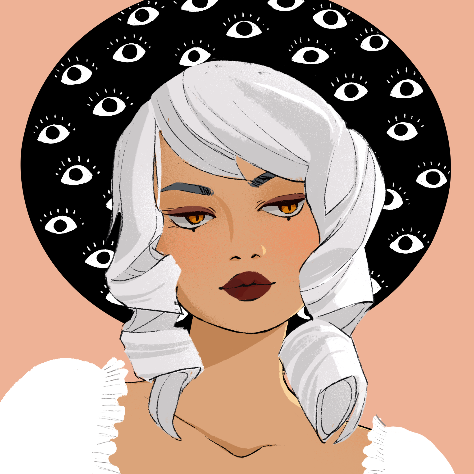 a portrait of Morel the tangled