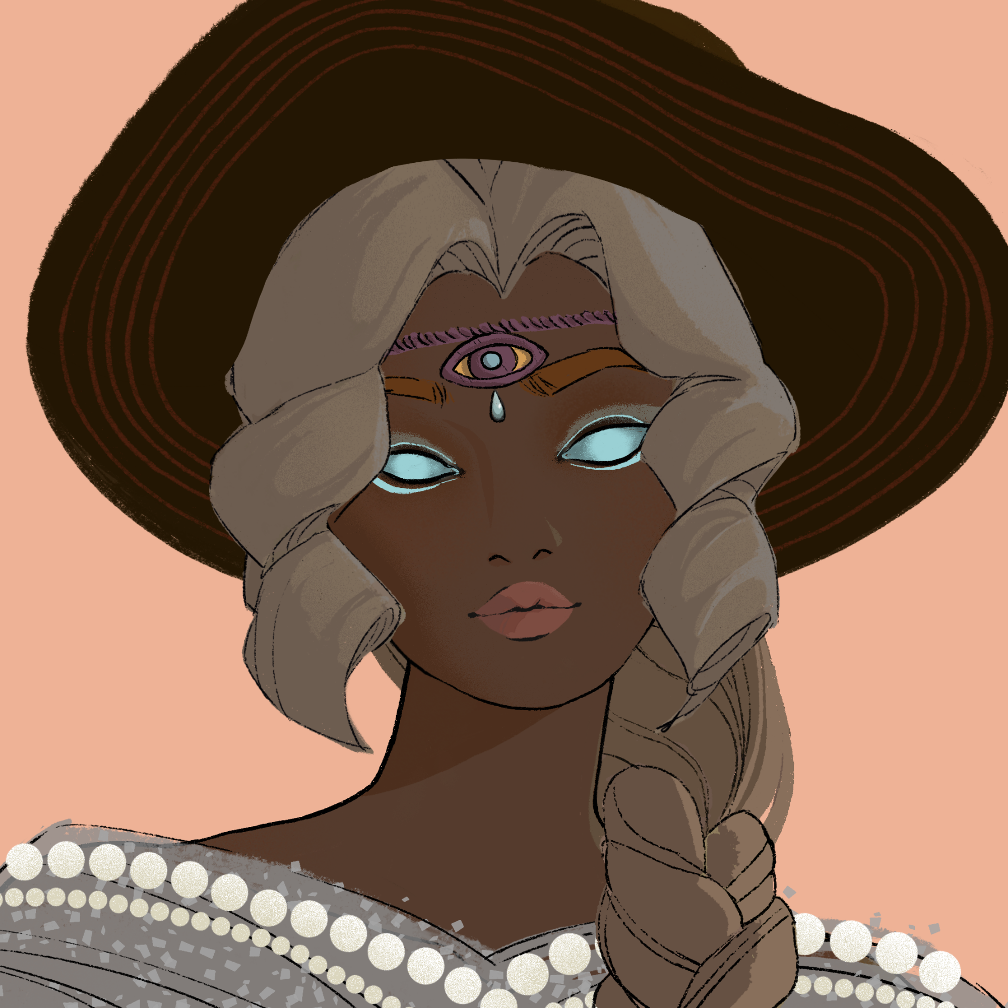 a portrait of Prune oyster