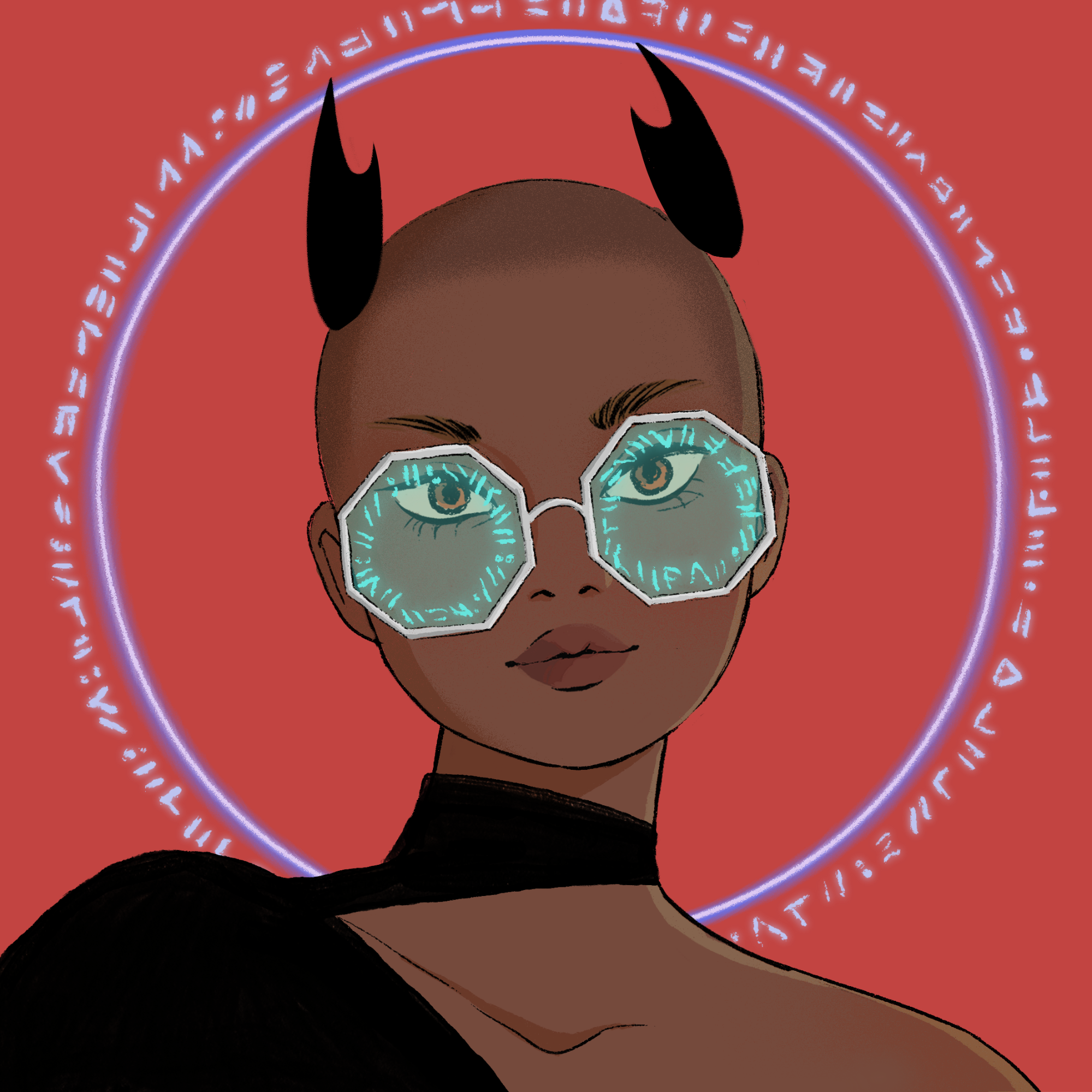 a portrait of Carina, the literate ethos