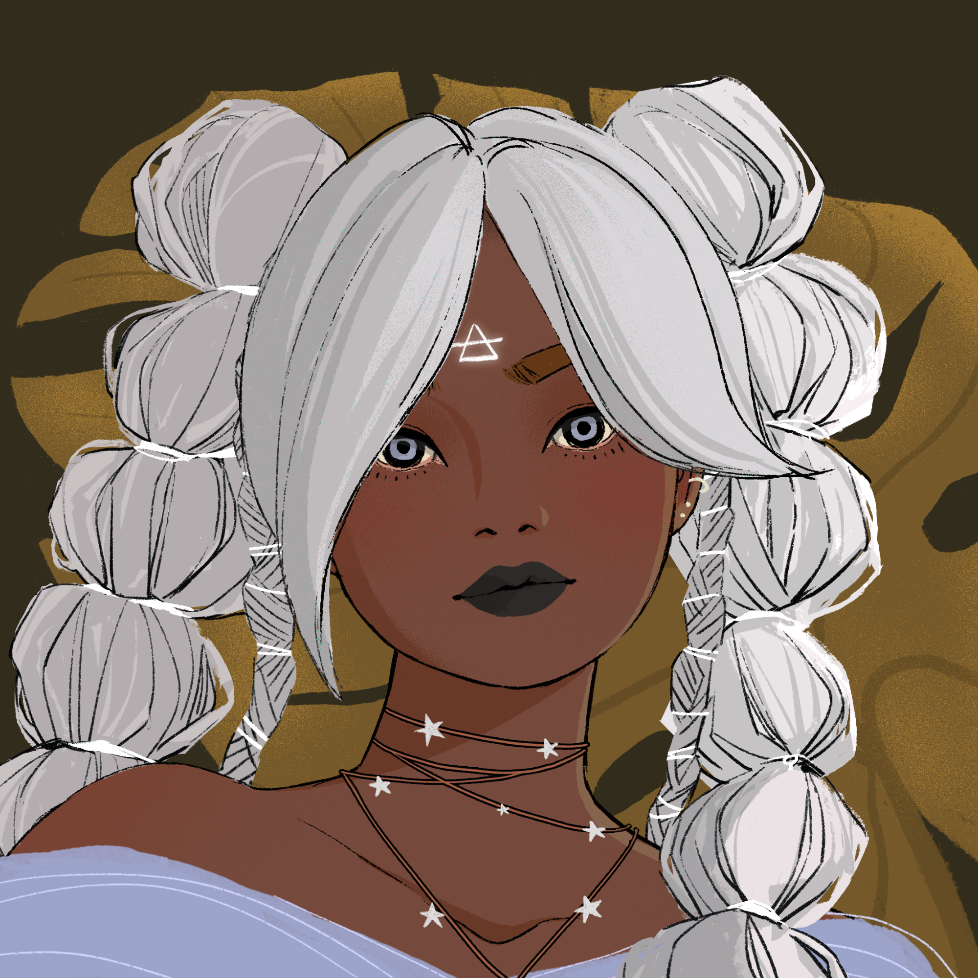 a portrait of Marjoram, the verdant bread roll