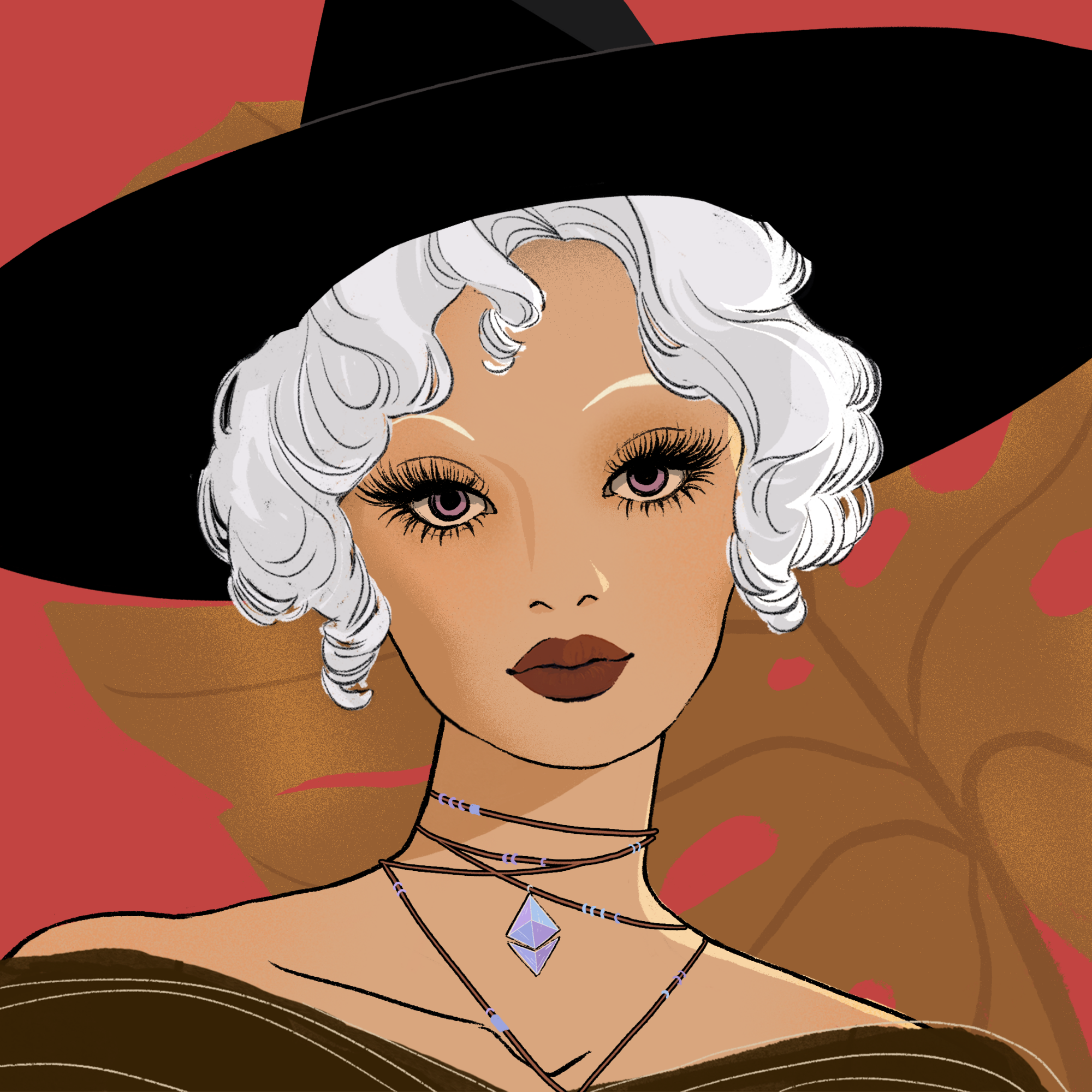 a portrait of Nasturtium biscuit