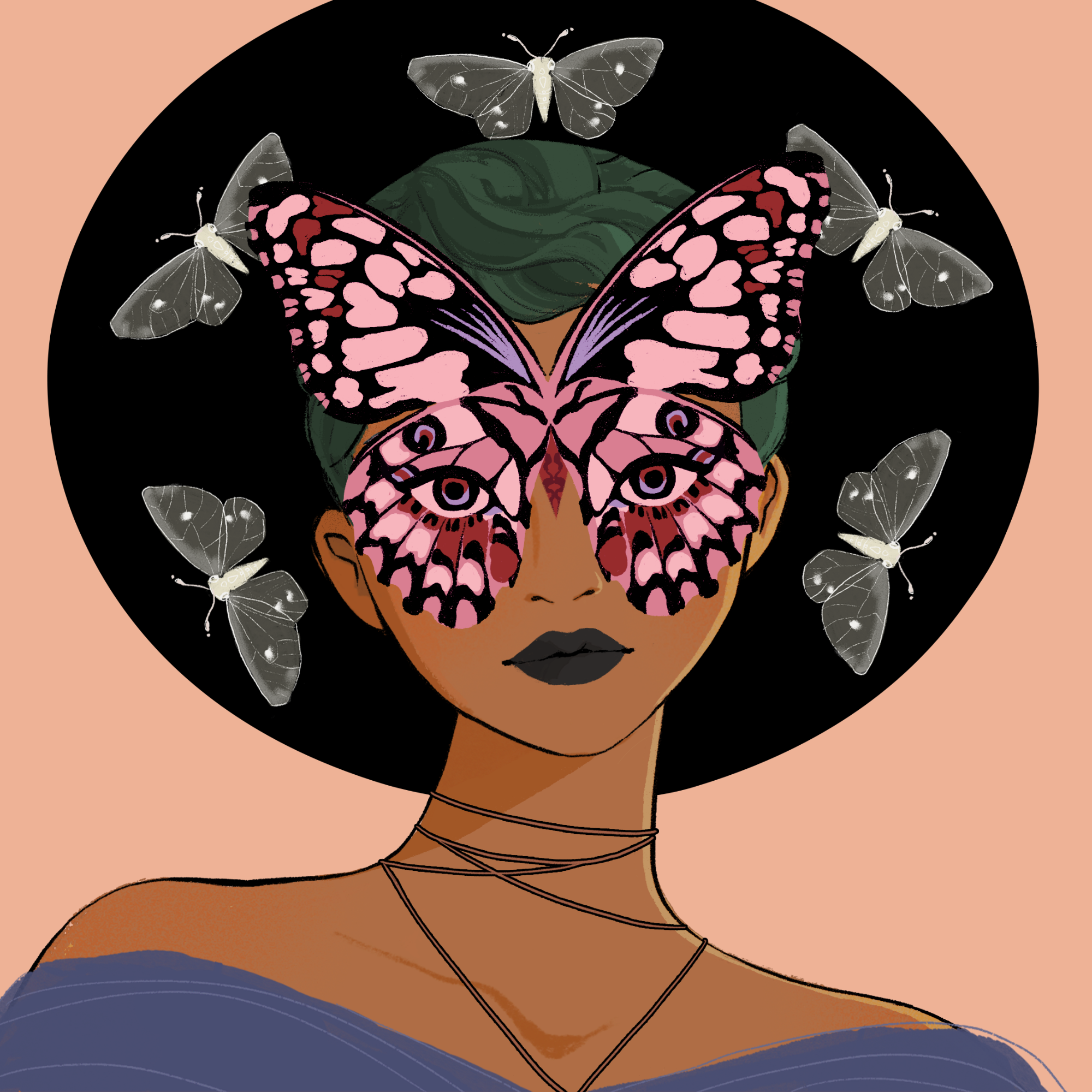 a portrait of Crone azuki