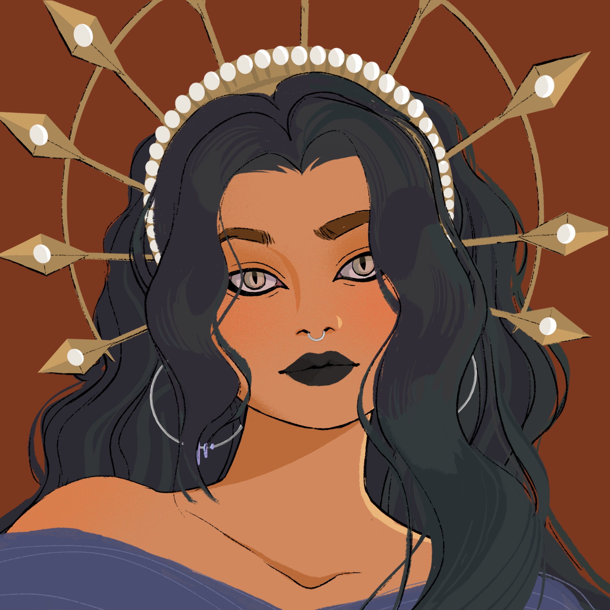 a portrait of Diamond the luscious