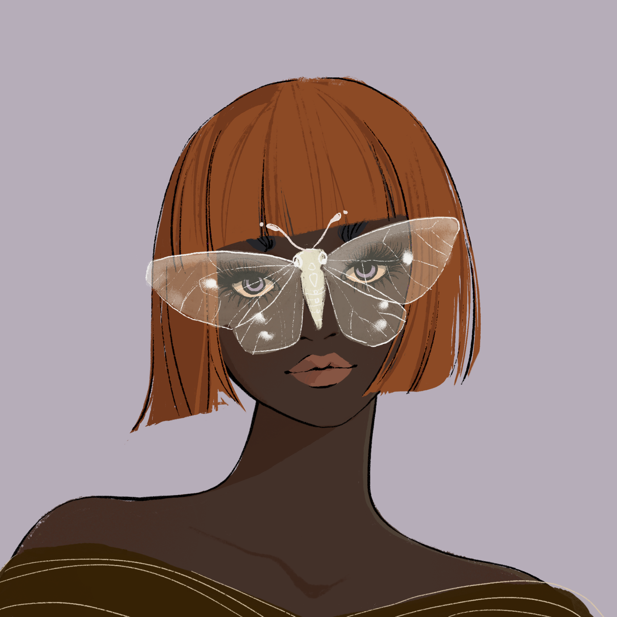 a portrait of Velvet, the attractive chime