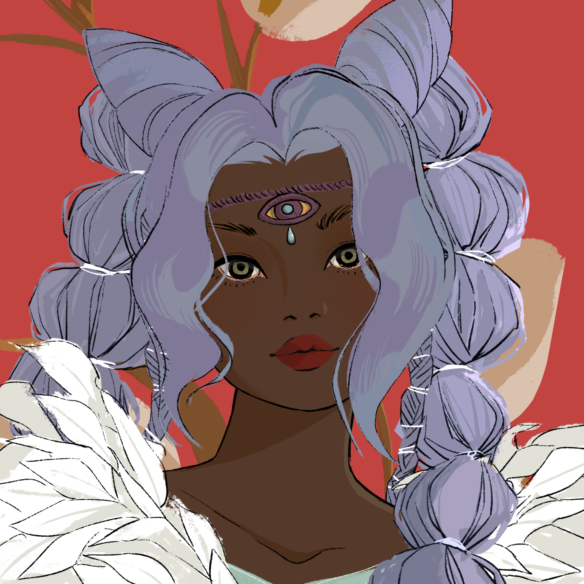 a portrait of Tamarind of the wastes