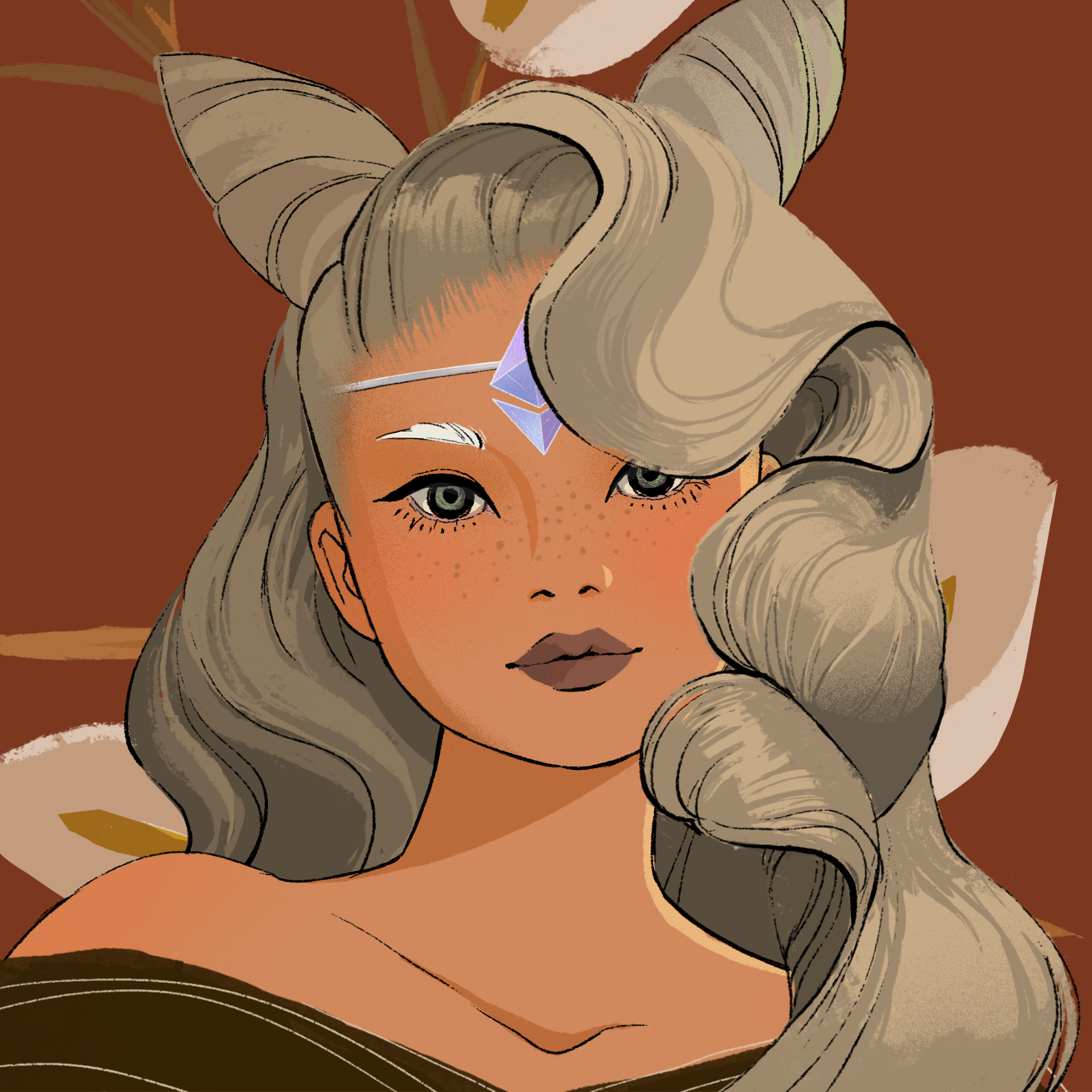 a portrait of Damask, the handsome timpani