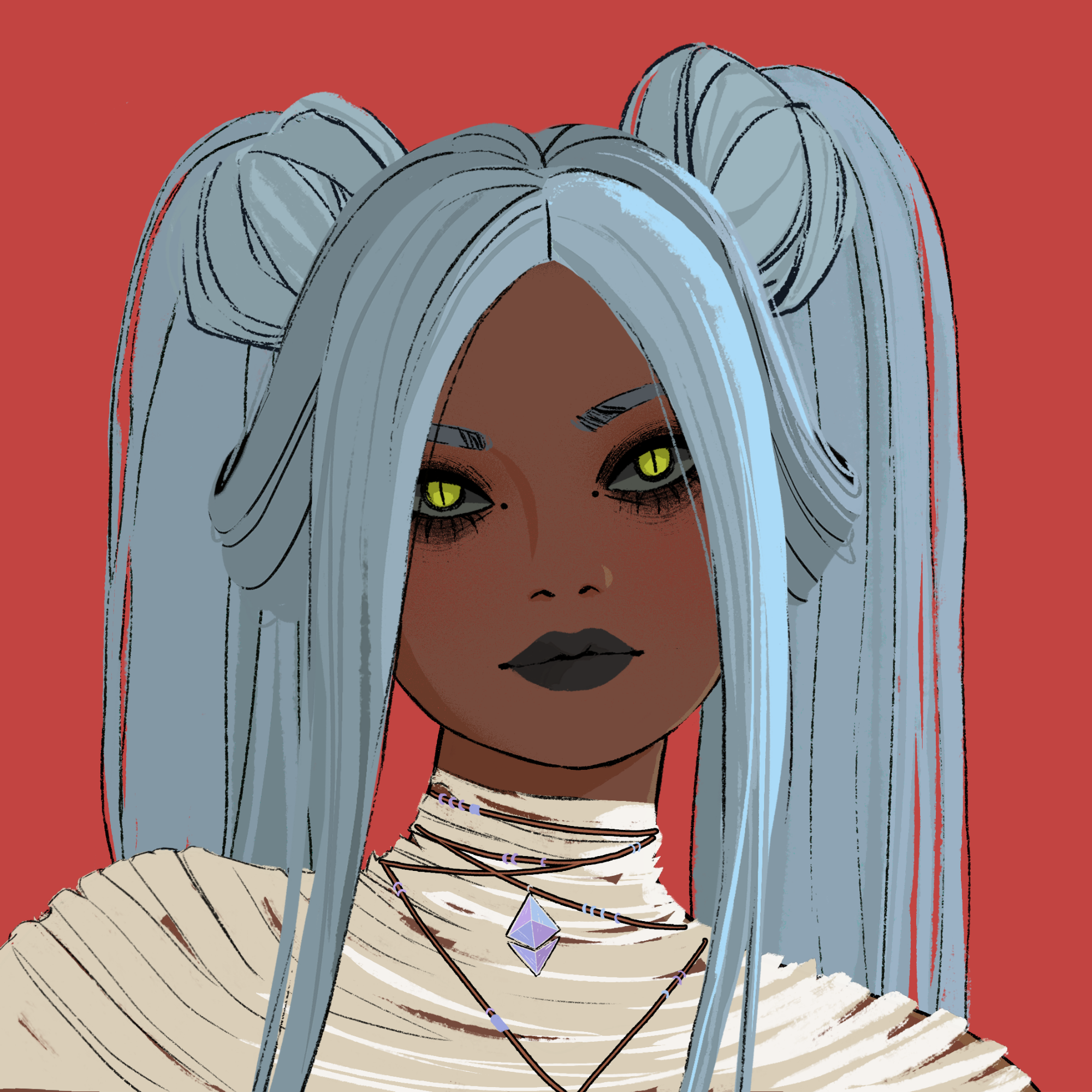 a portrait of Lilac, the fine star