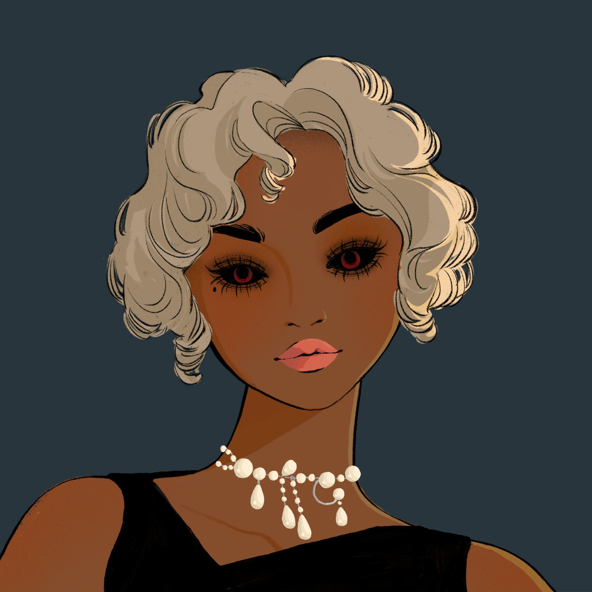 a portrait of Indium horn