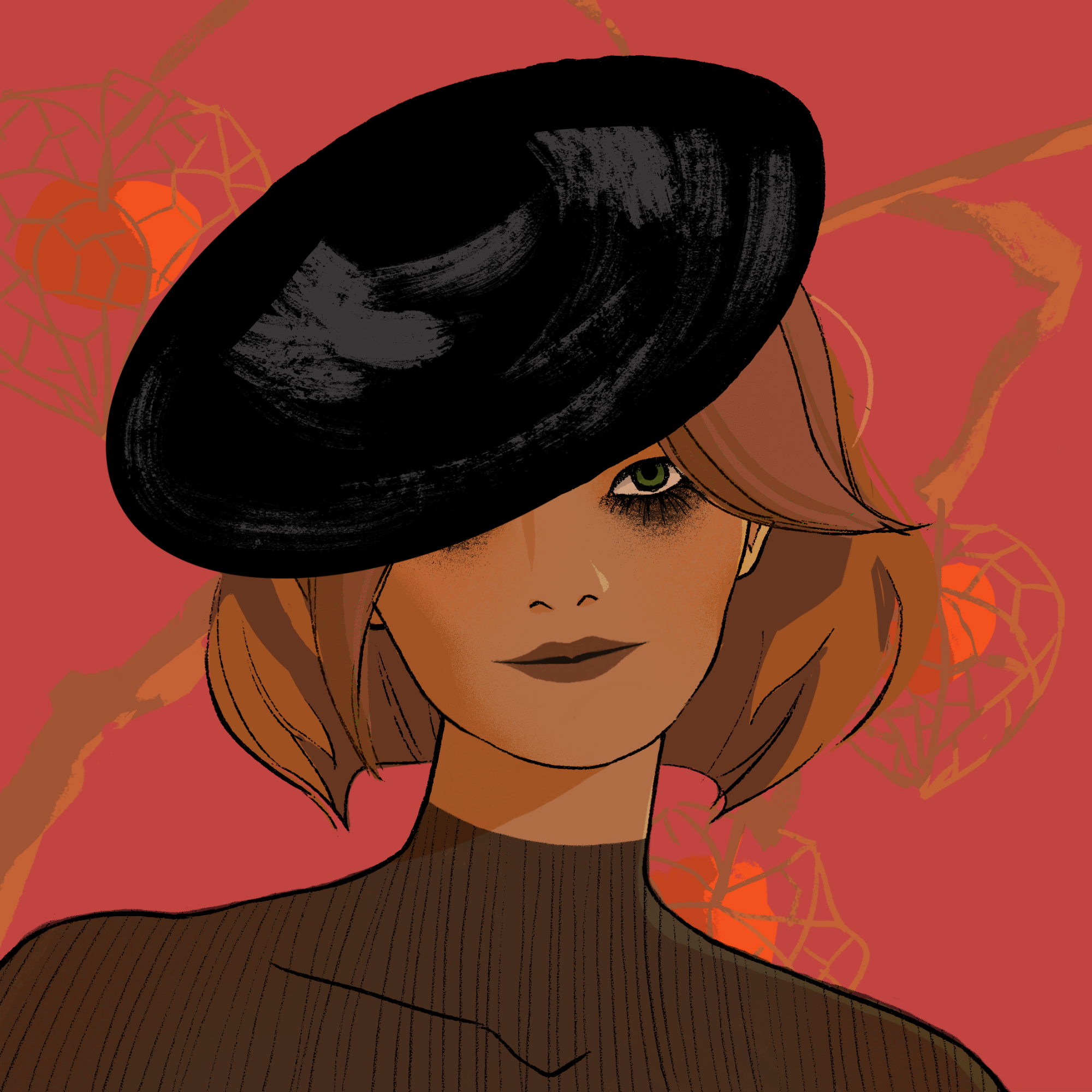 a portrait of Fuchsin, the unsightly blade
