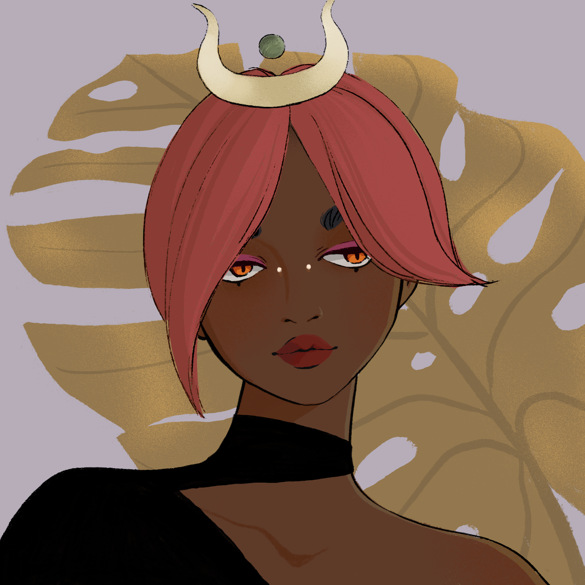 a portrait of Hymn porcelain