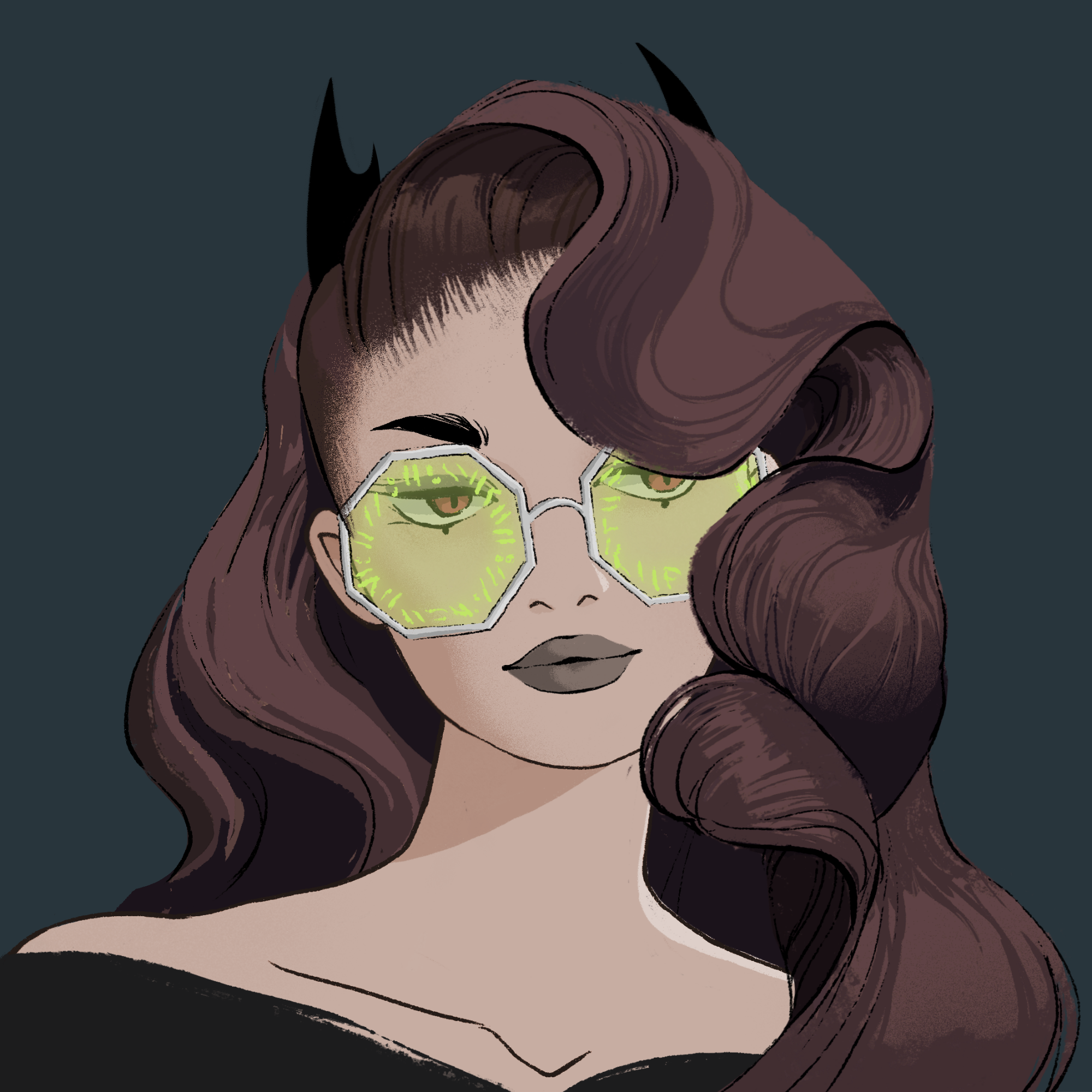 a portrait of Pupil sagitta