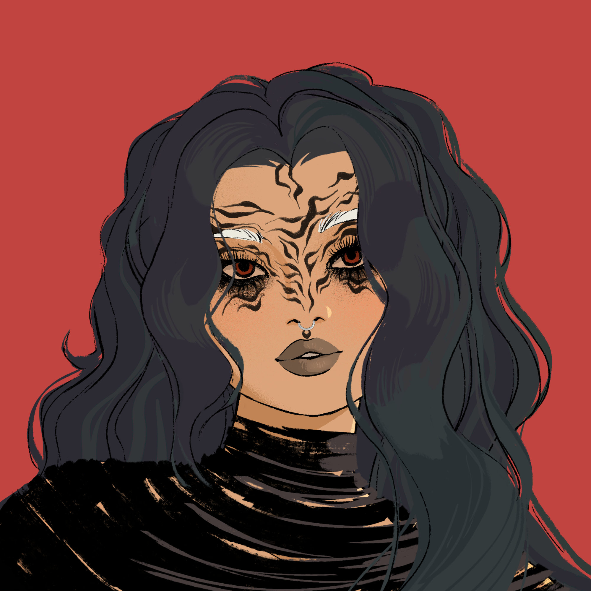 a portrait of Dubbi, the hot mayhem