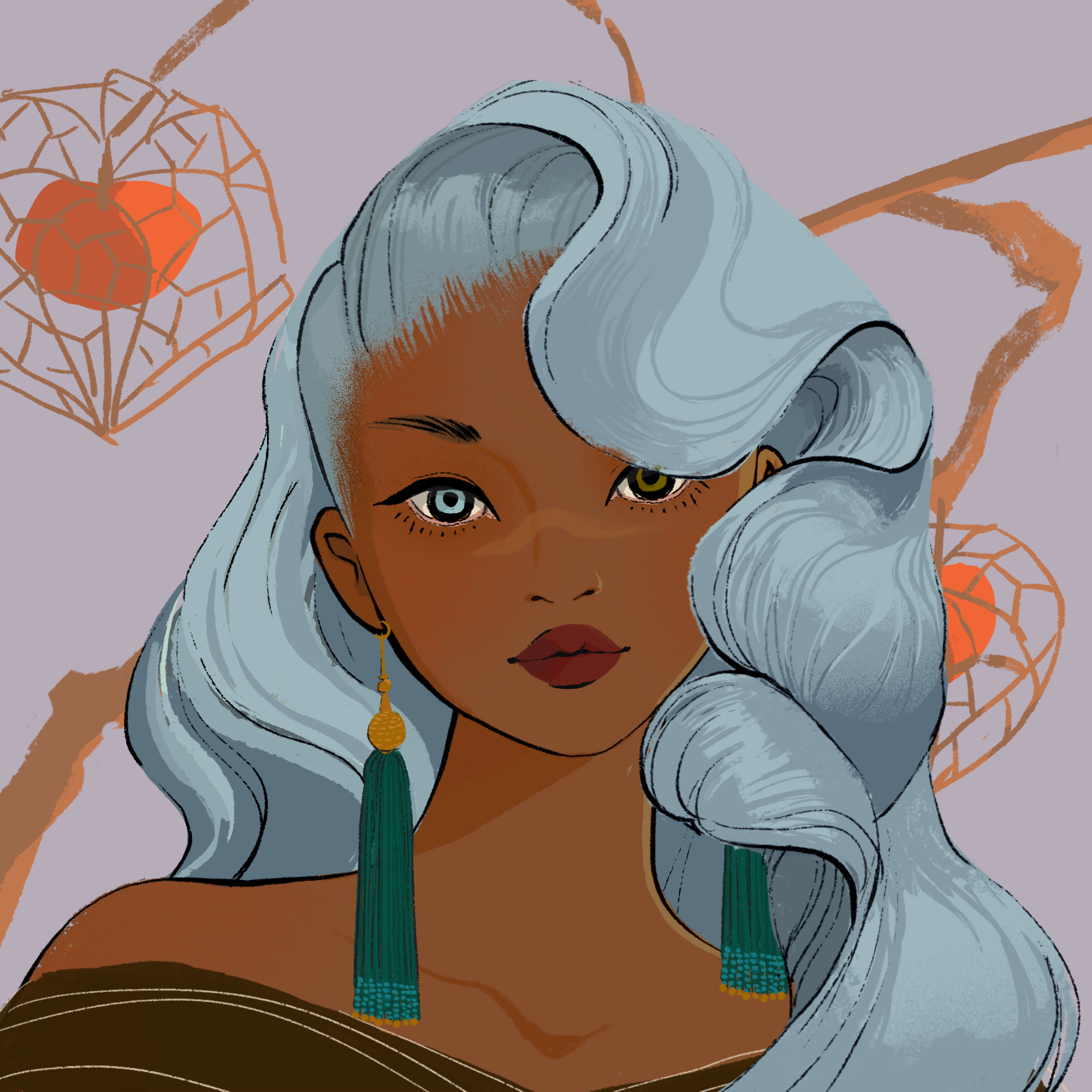 a portrait of Lady chalice