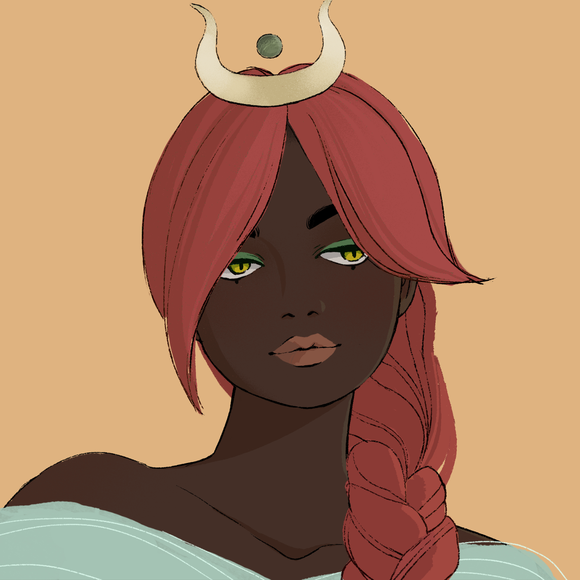a portrait of Lady coast
