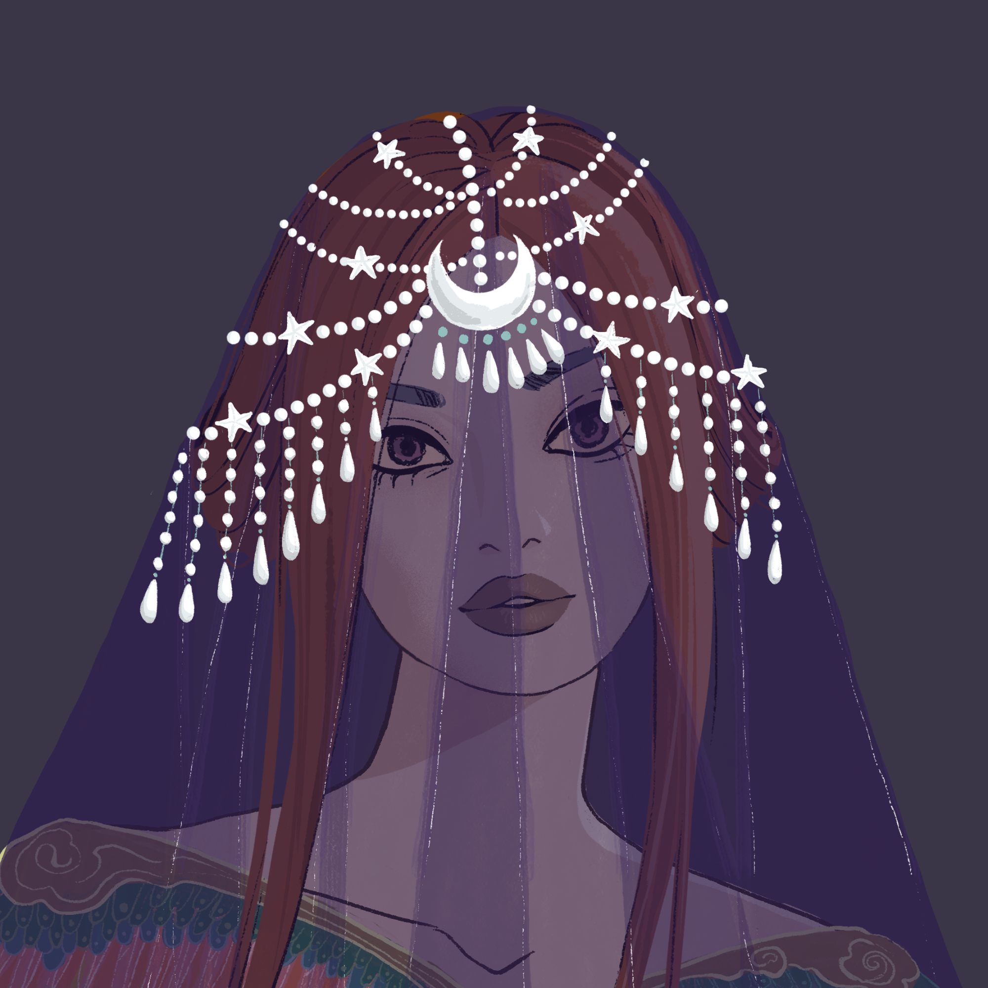 a portrait of Mademoiselle bangle