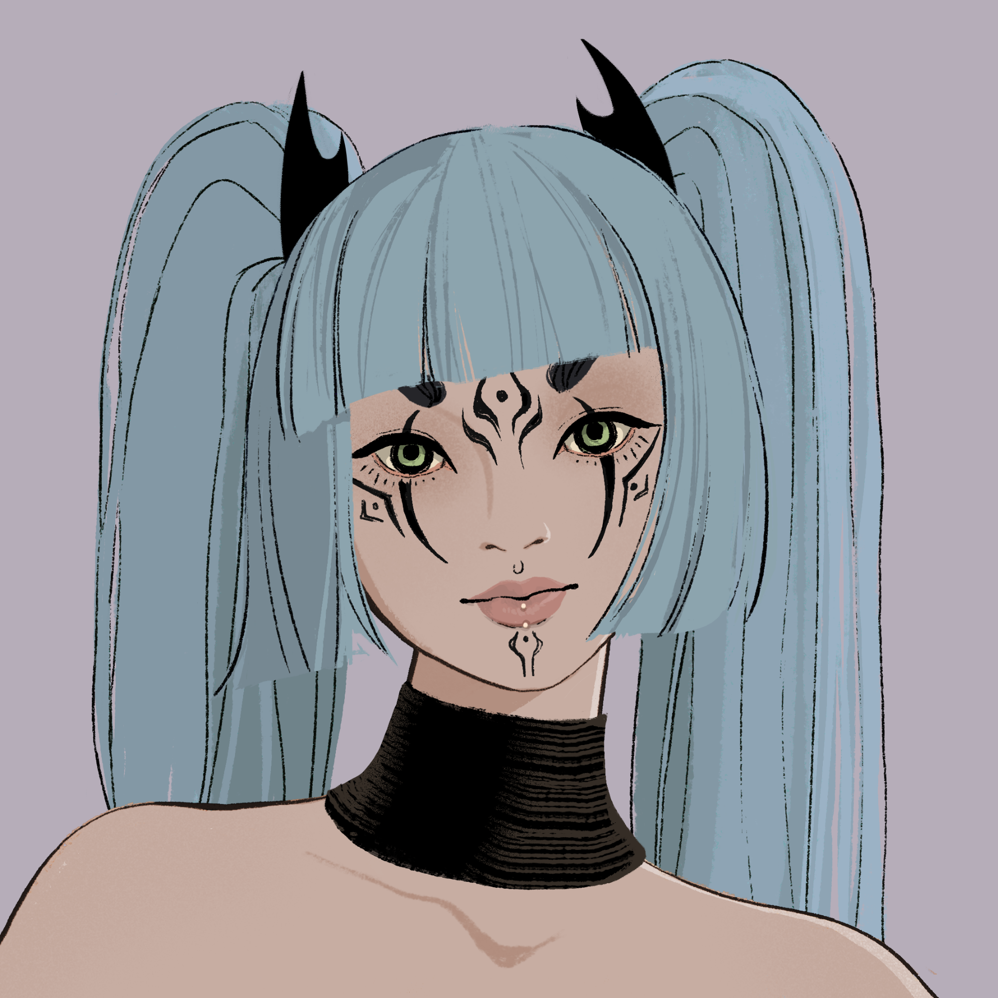 a portrait of Methana fire flower