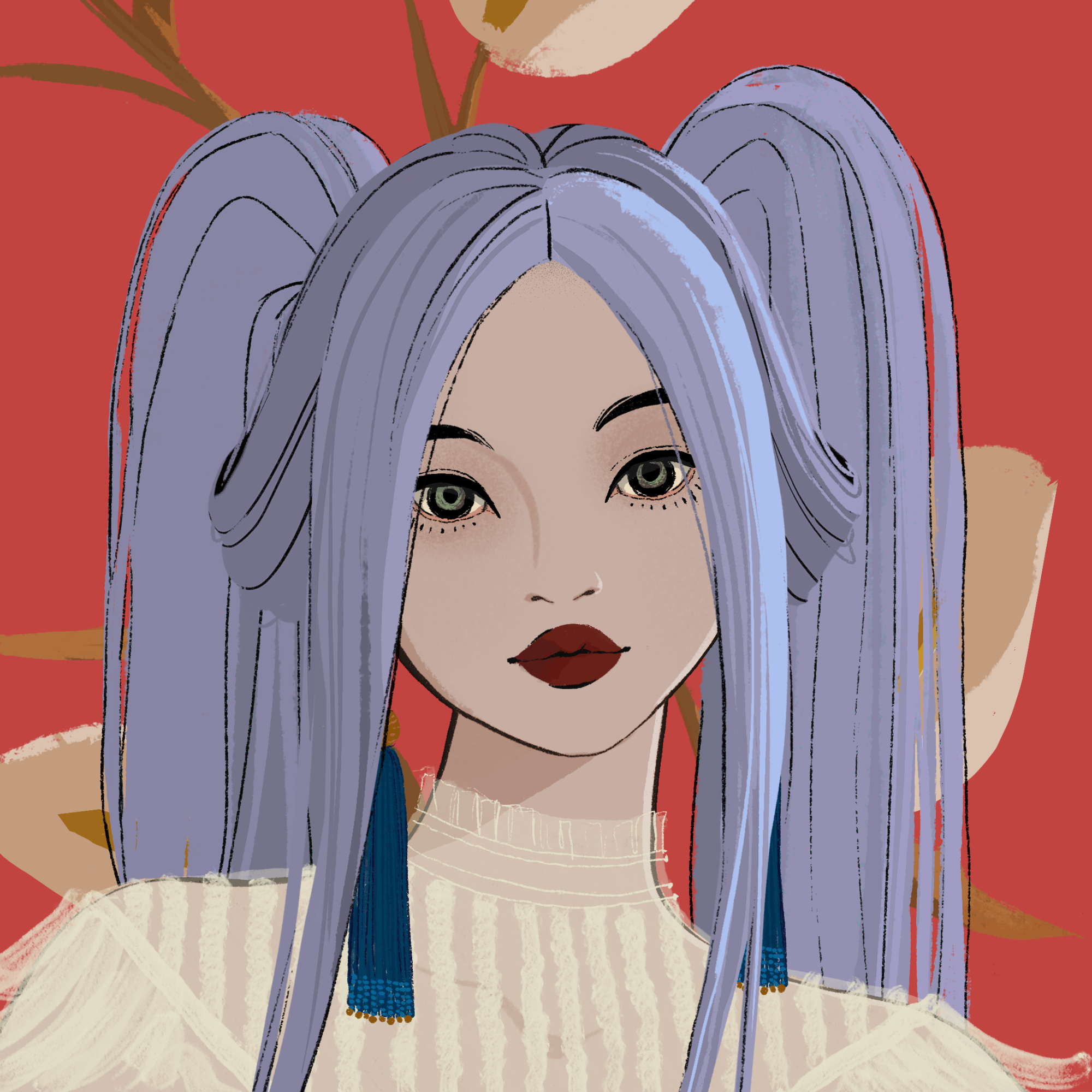 a portrait of Ruby, the fascinating sequin