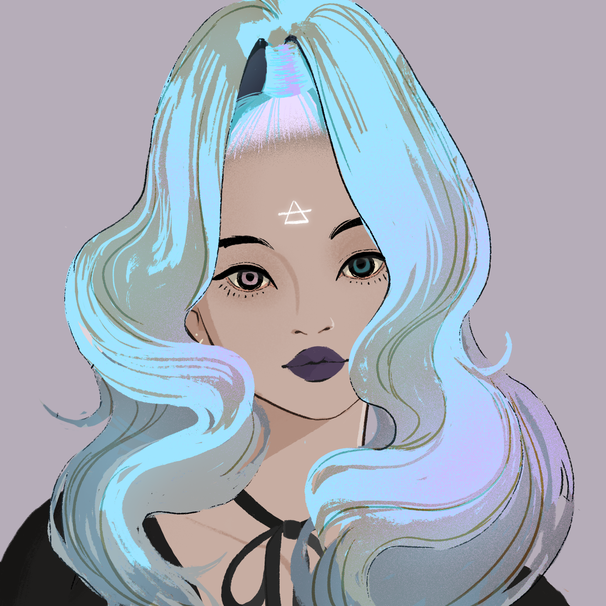 a portrait of Granny delicata