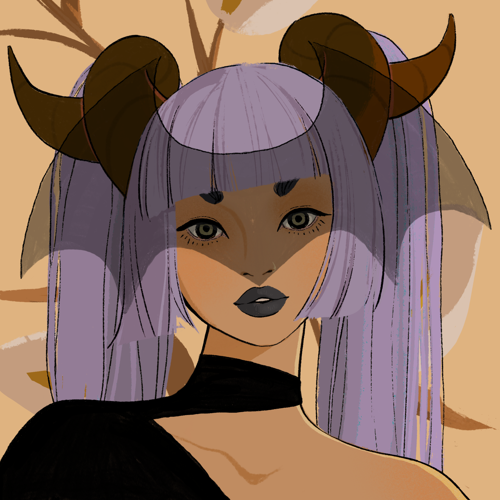 a portrait of Tropaeolin, the deep talisman