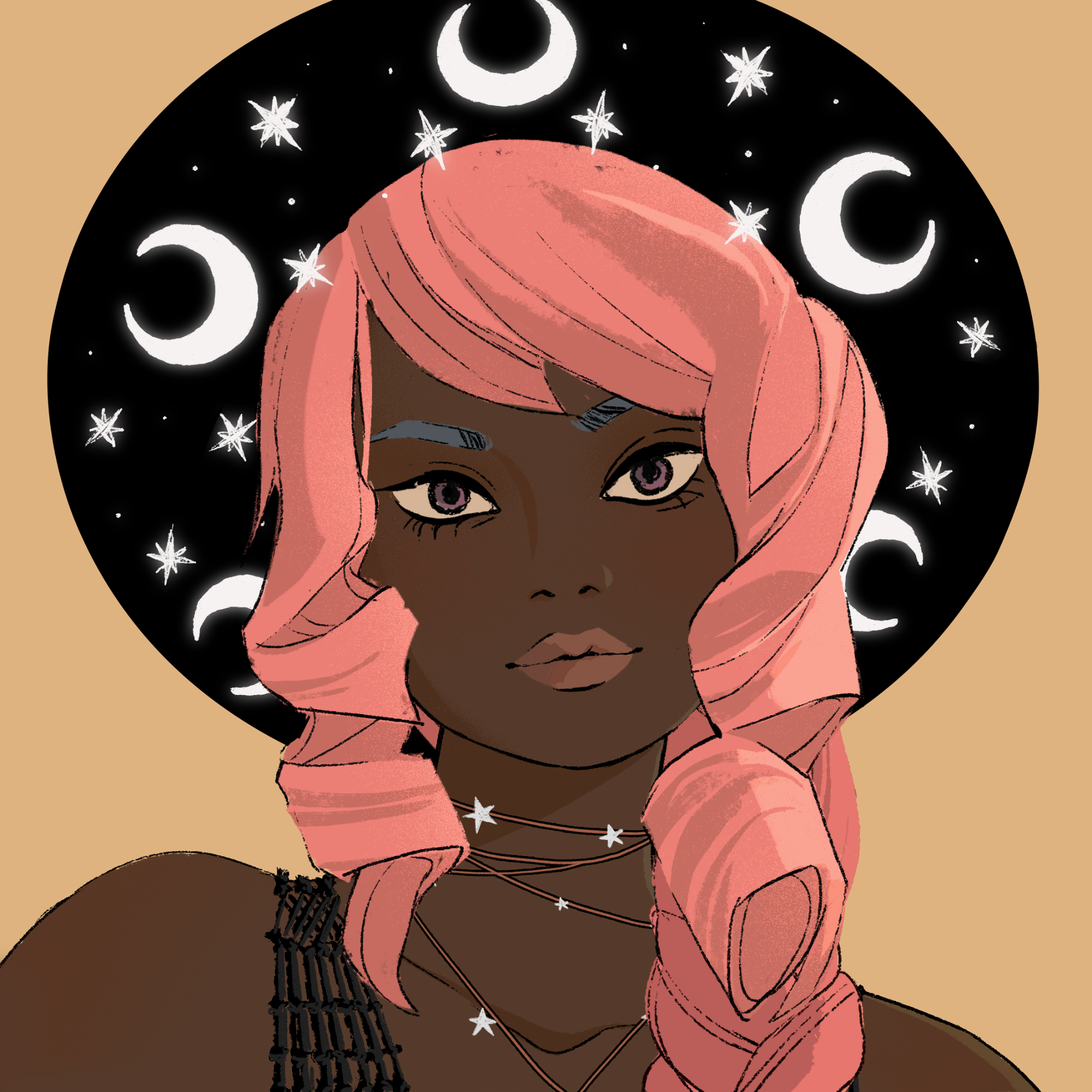 a portrait of Enokitake the merigold