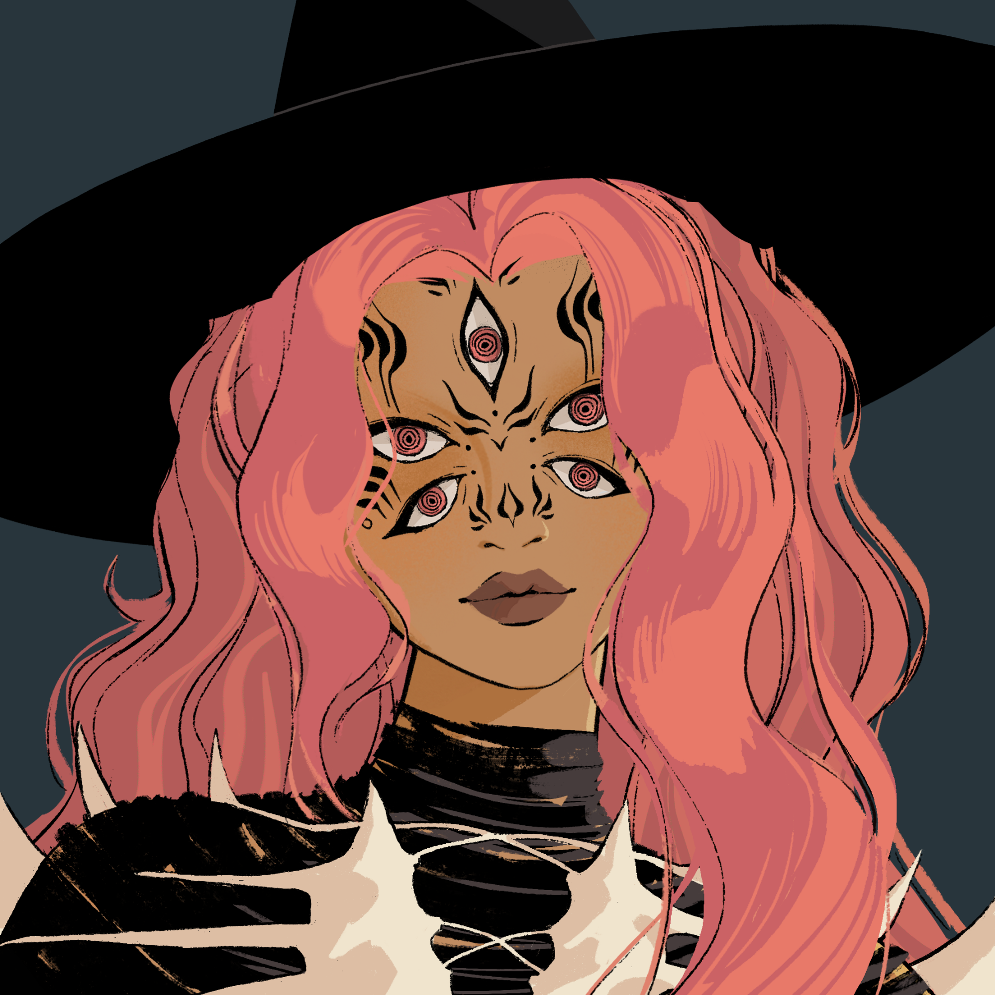 a portrait of Thunderstorm of the woods